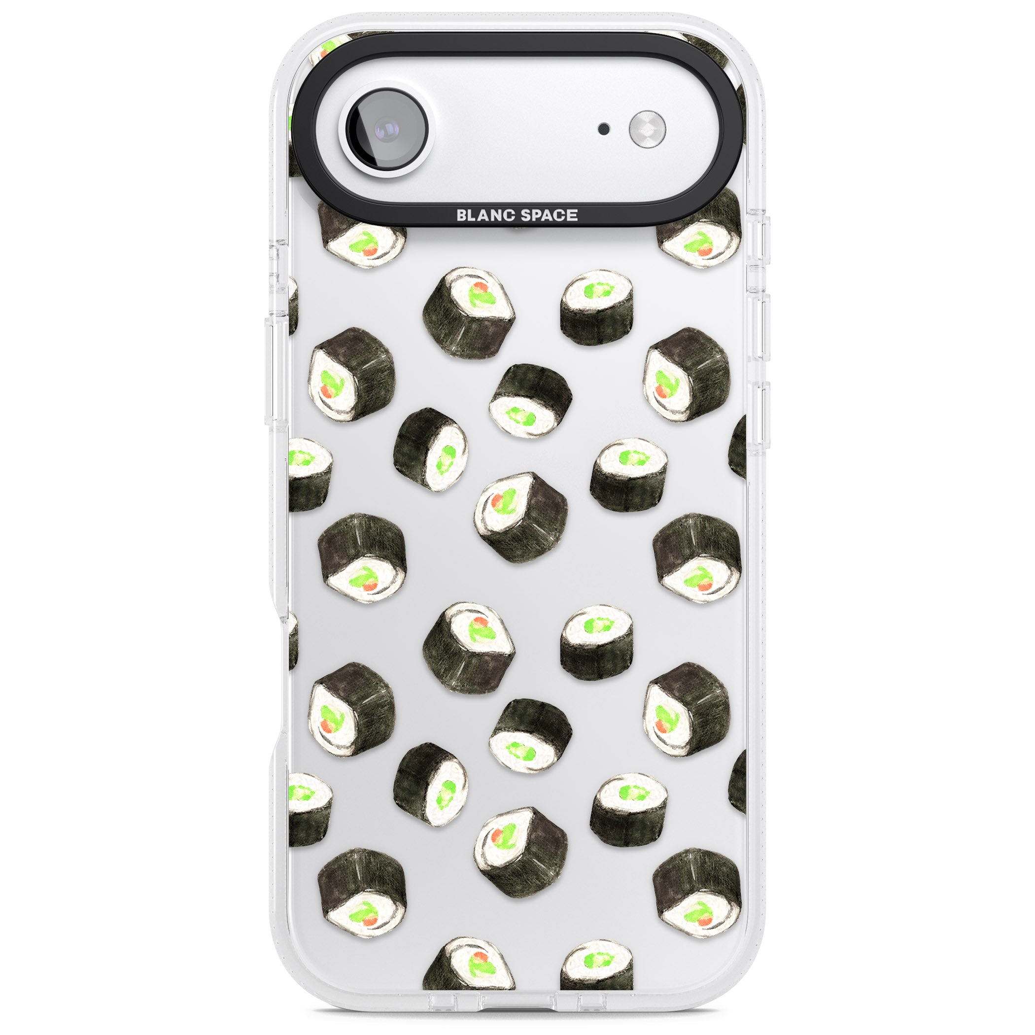 Sushi Pattern iPhone 17 Air Impact Air Clear Phone Case