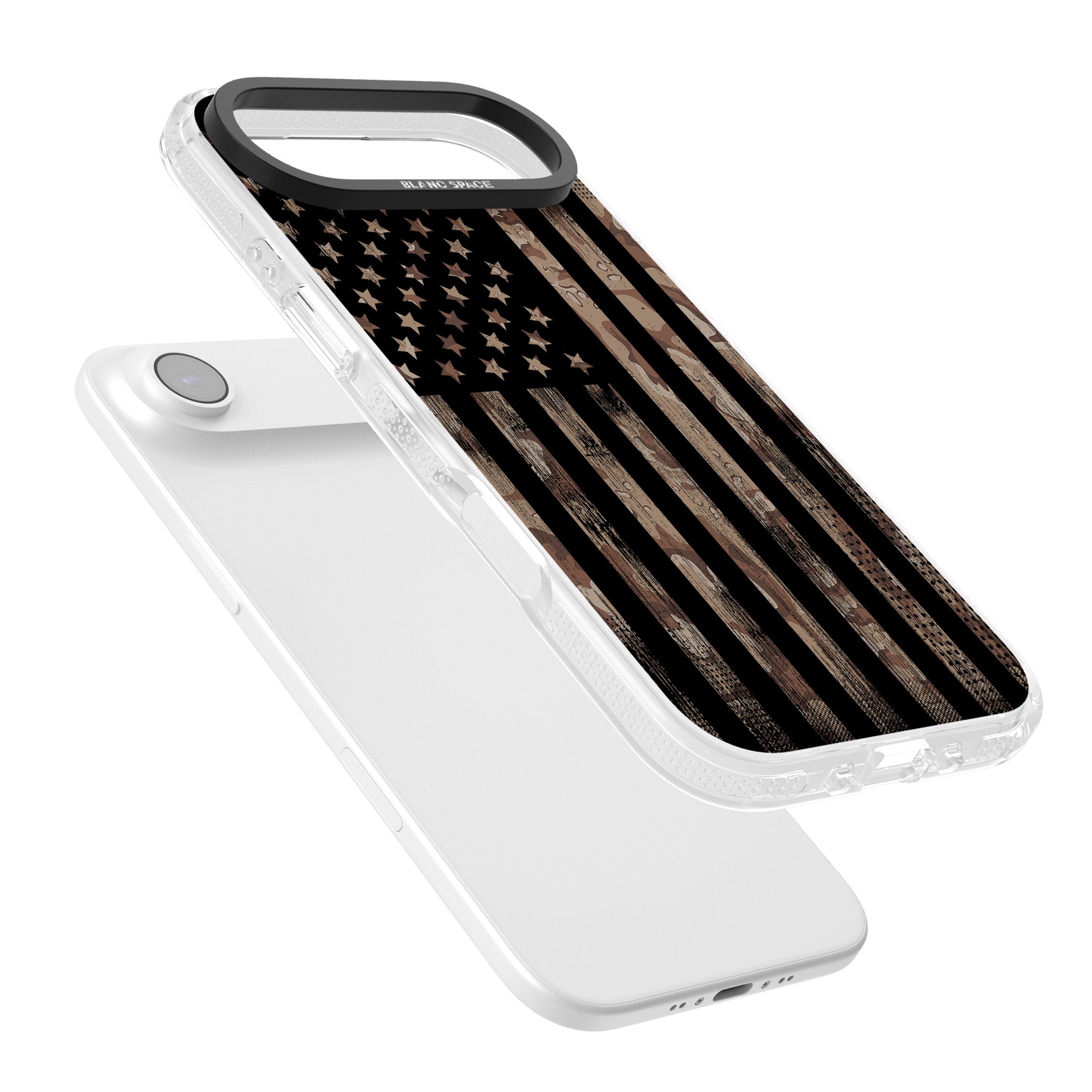 American Flag Camo iPhone 17 Air Impact Air Clear Phone Case Colours