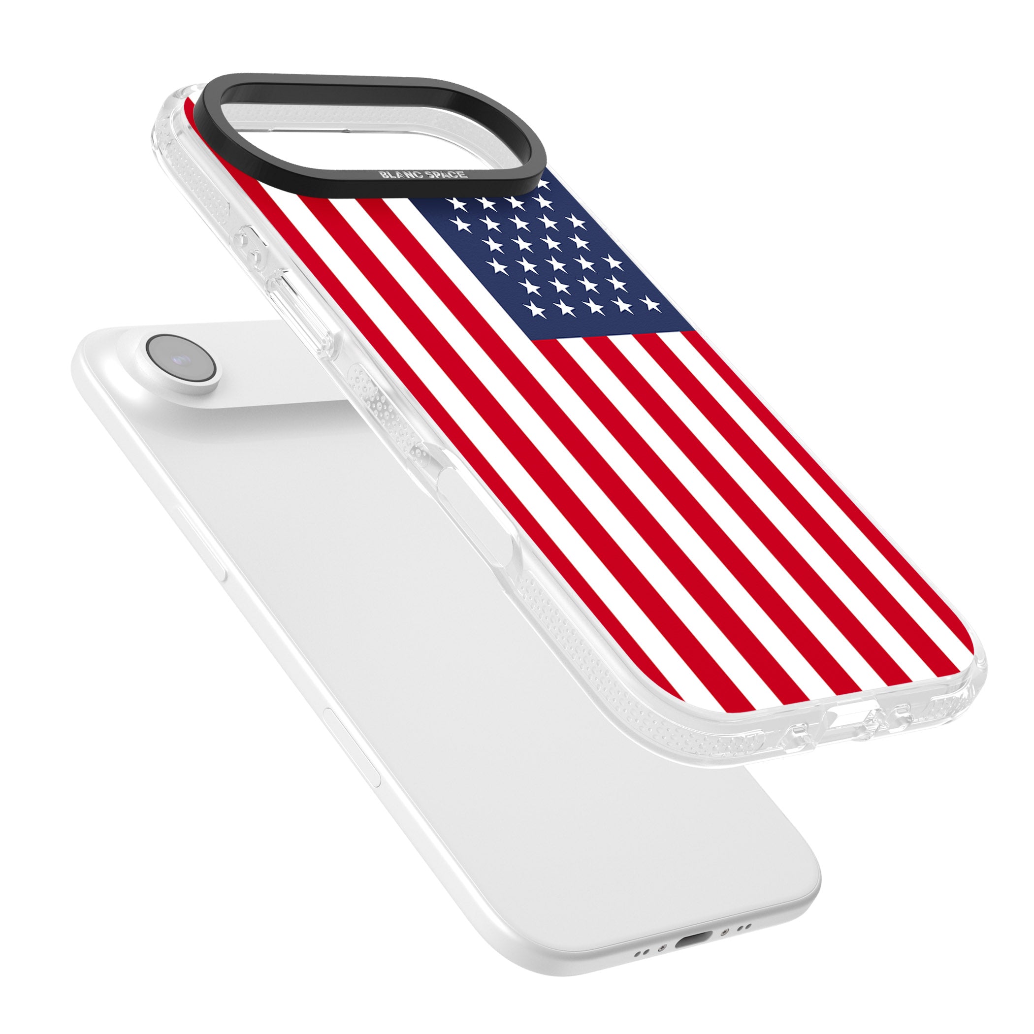 American Flag iPhone 17 Air Impact Air Clear Phone Case Colours