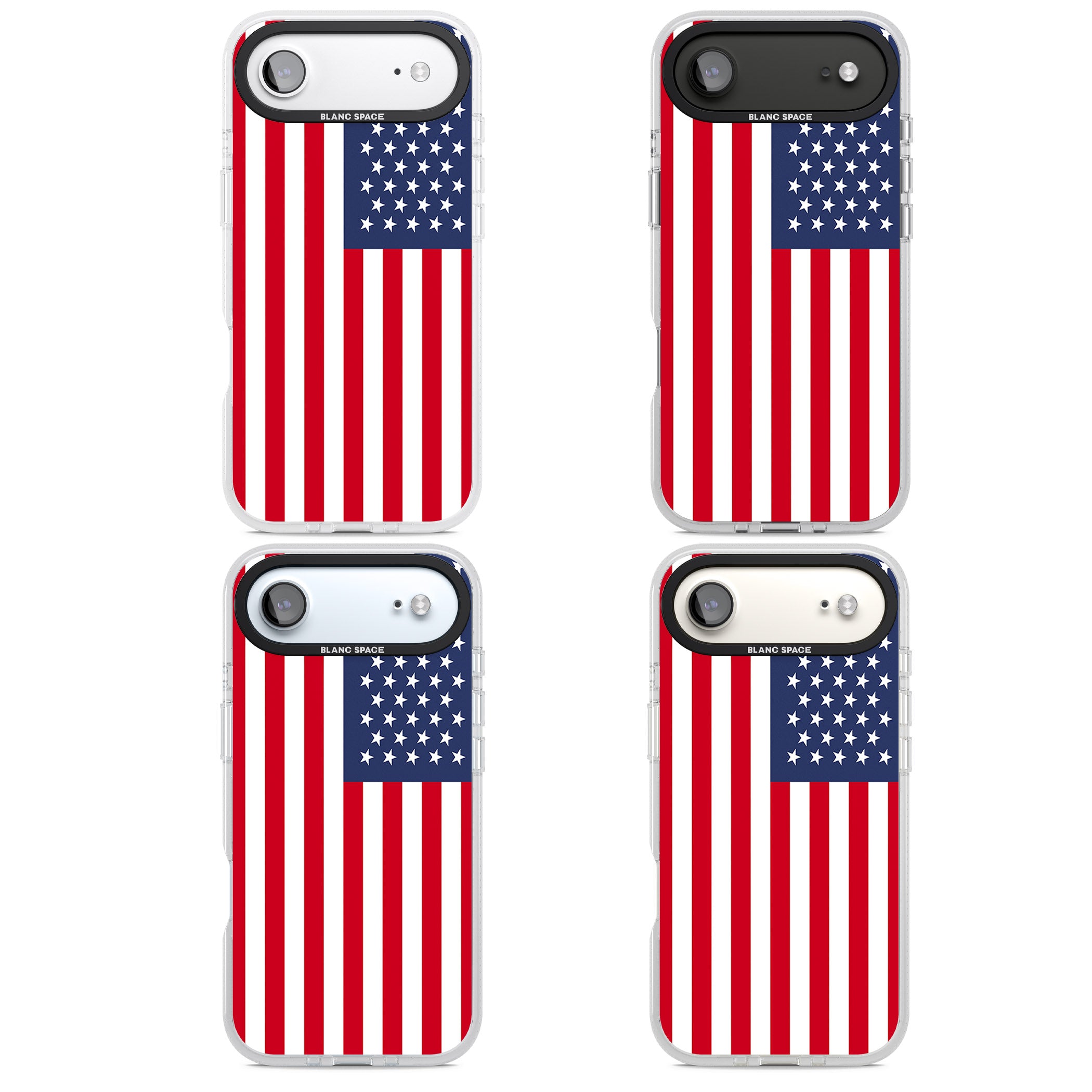 American Flag iPhone 17 Air Impact Air Clear Phone Case APT Impact Protection