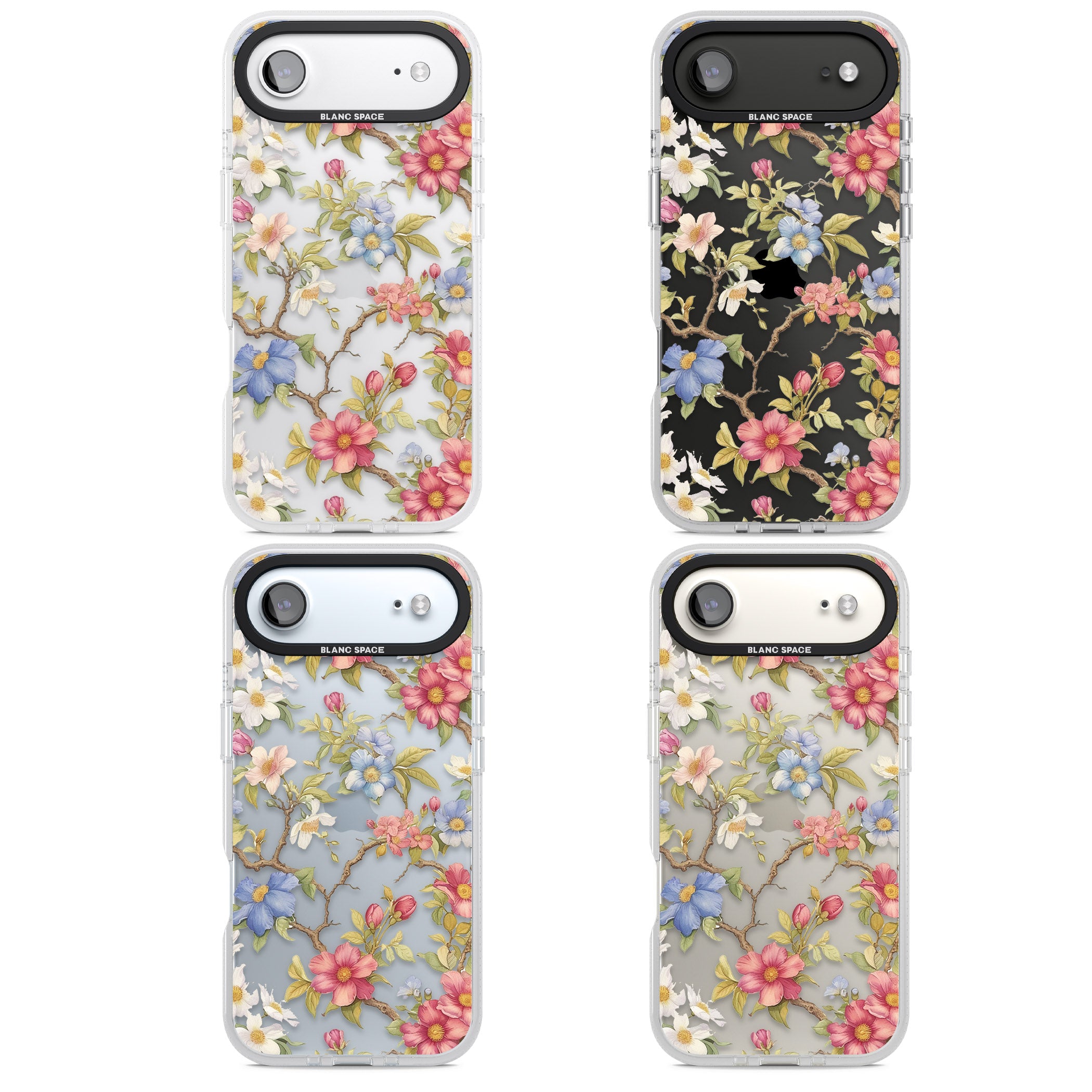 Vintage Vines & Flowers iPhone 17 Air Impact Air Clear Phone Case APT Impact Protection