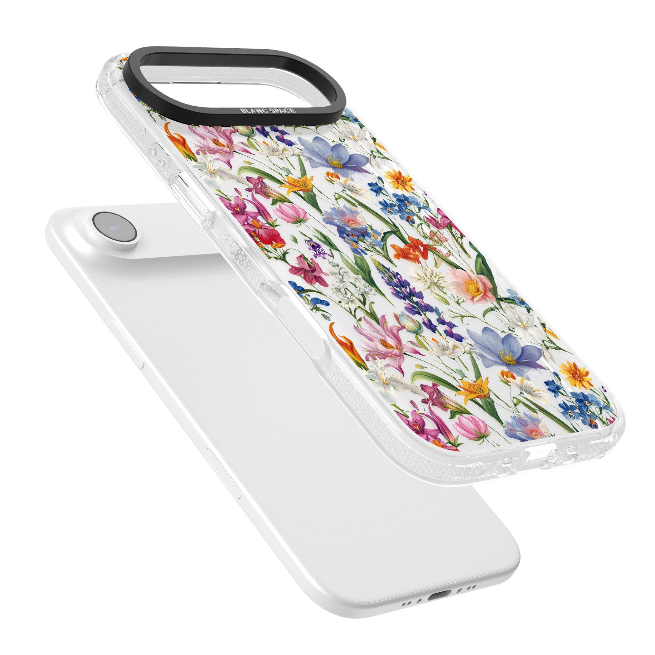 Vintage Wildflowers iPhone 17 Air Impact Air Clear Phone Case Colours