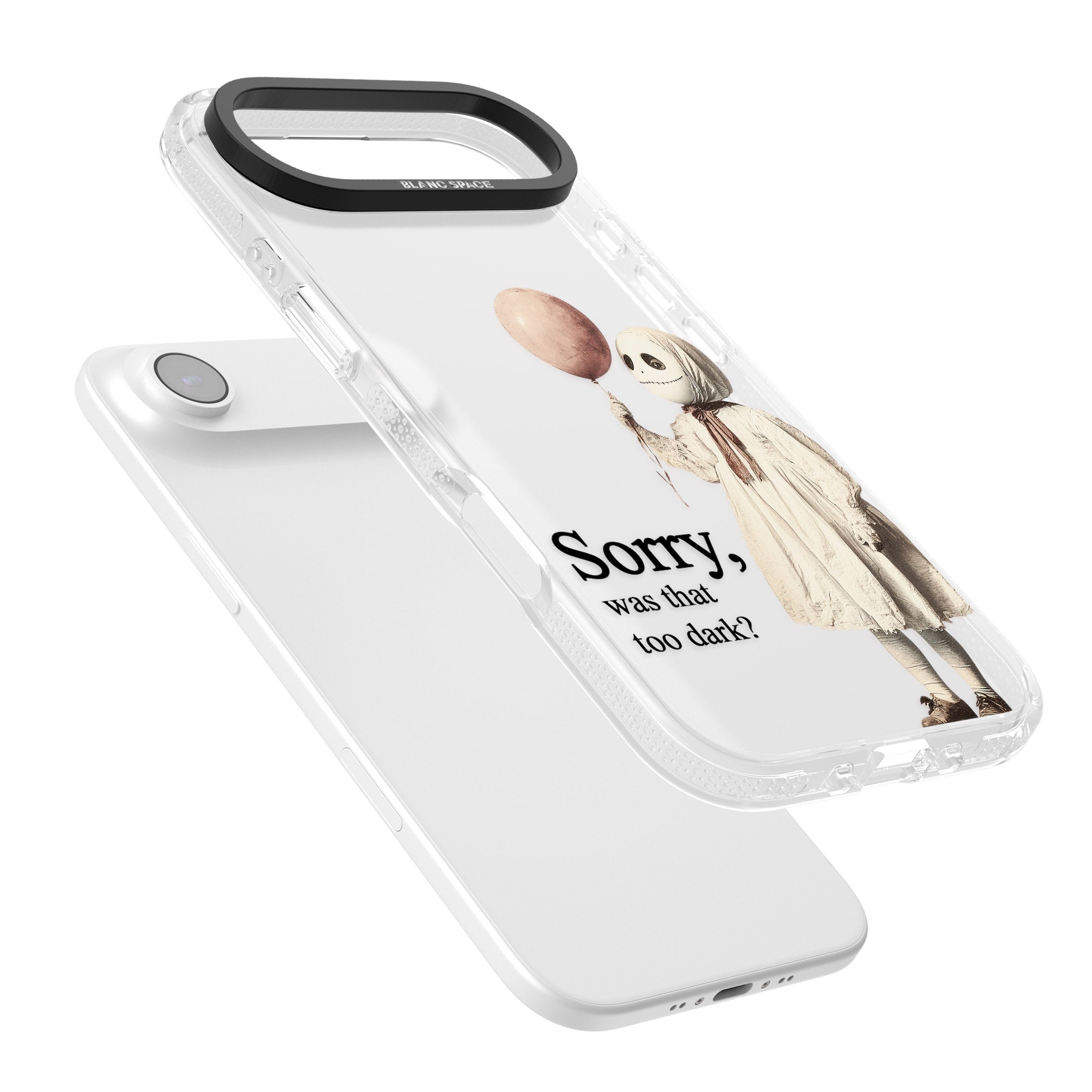 Sorry Was That Too Dark iPhone 17 Air Impact Air Clear Phone Case Colours