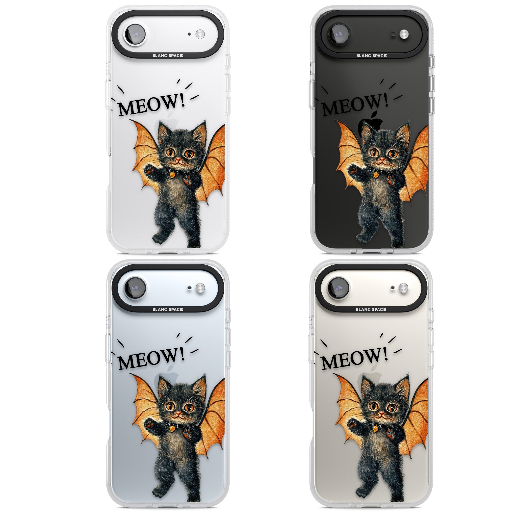 Meow iPhone 17 Air Impact Air Clear Phone Case APT Impact Protection