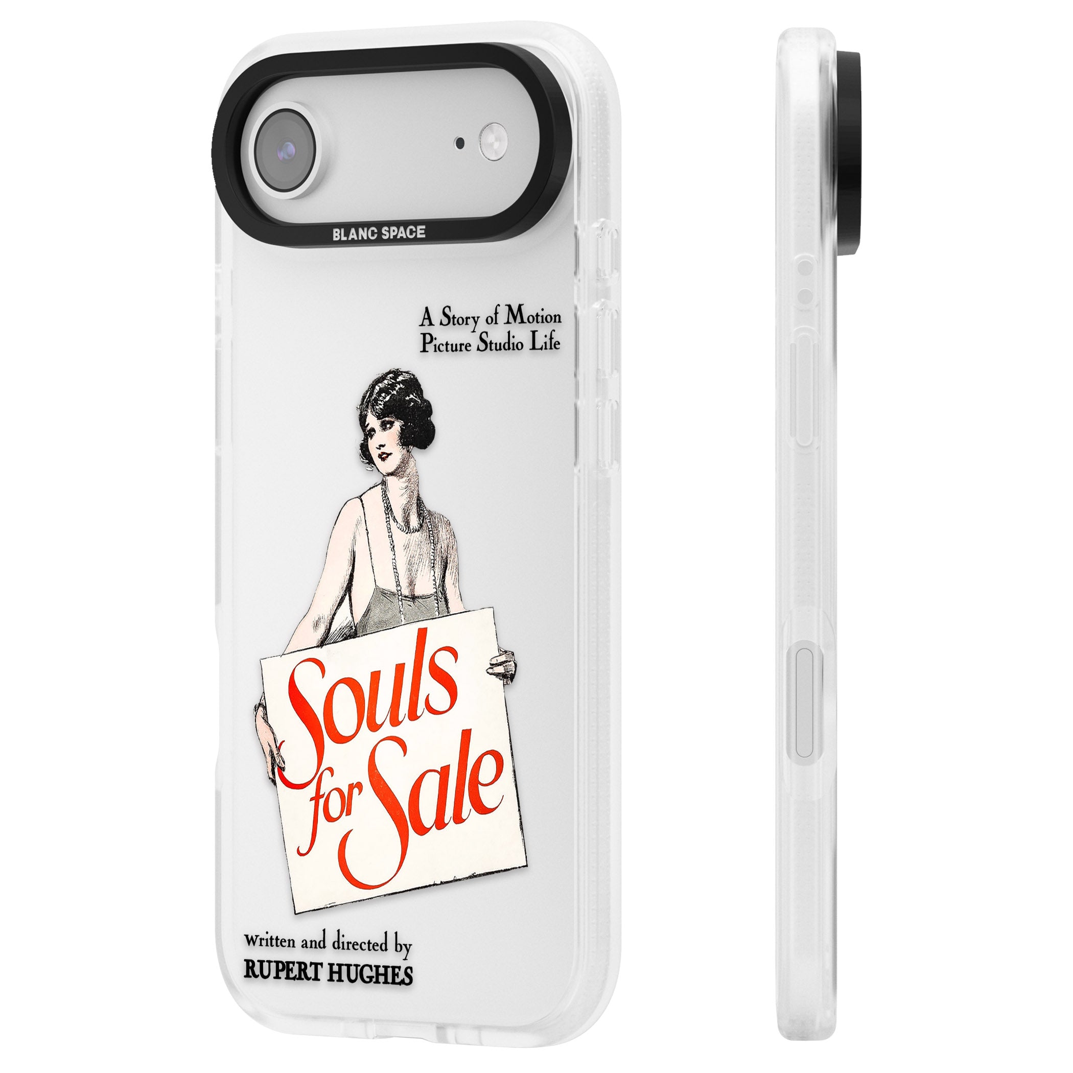 Souls For Sale Poster iPhone 17 Air Impact Air Clear Phone Case Side Profile