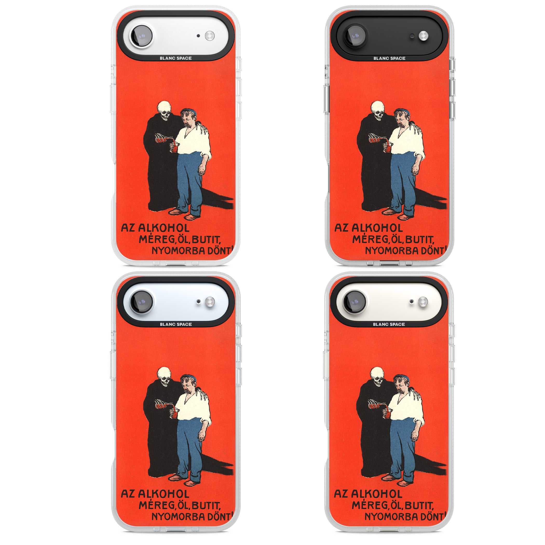 Az Alkohol Poster iPhone 17 Air Impact Air Clear Phone Case APT Impact Protection