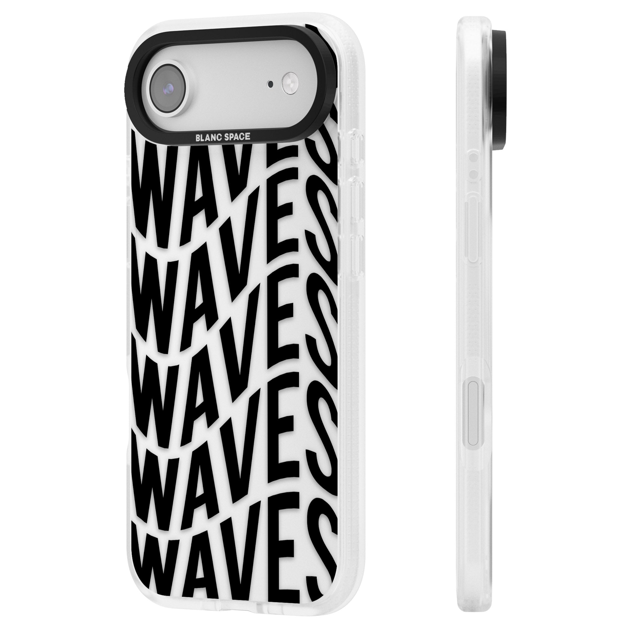 Waves iPhone 17 Air Impact Air Clear Phone Case Side Profile