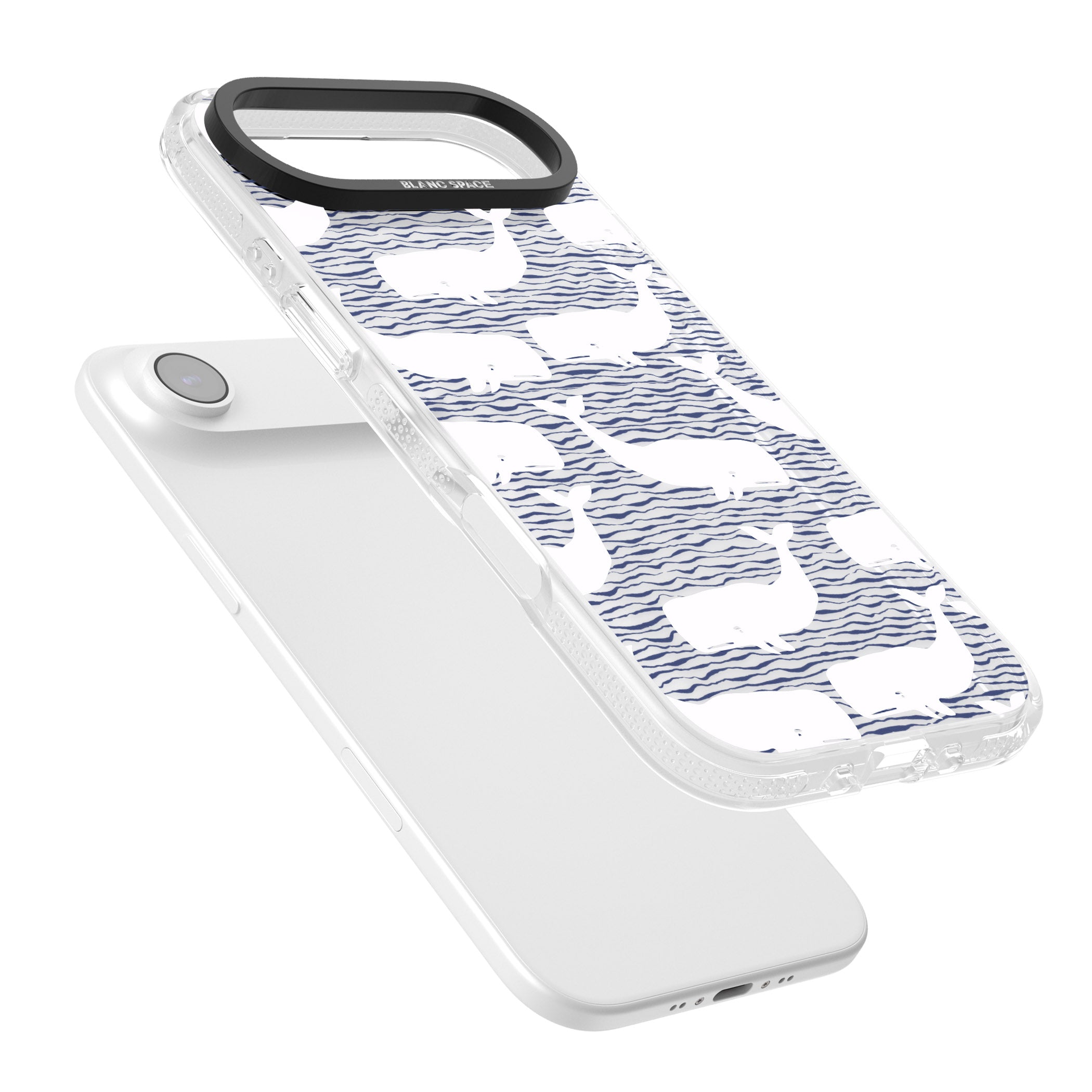 Whale Wave iPhone 17 Air Impact Air Clear Phone Case Colours