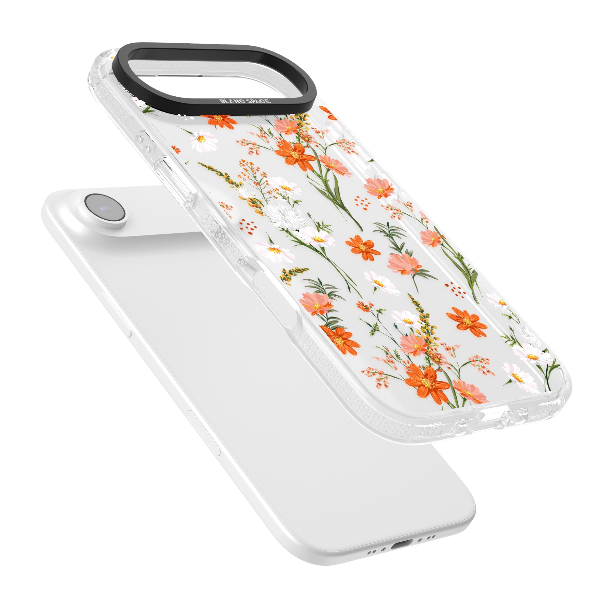 Sunset Wildflowers iPhone 17 Air Impact Air Clear Phone Case Colours
