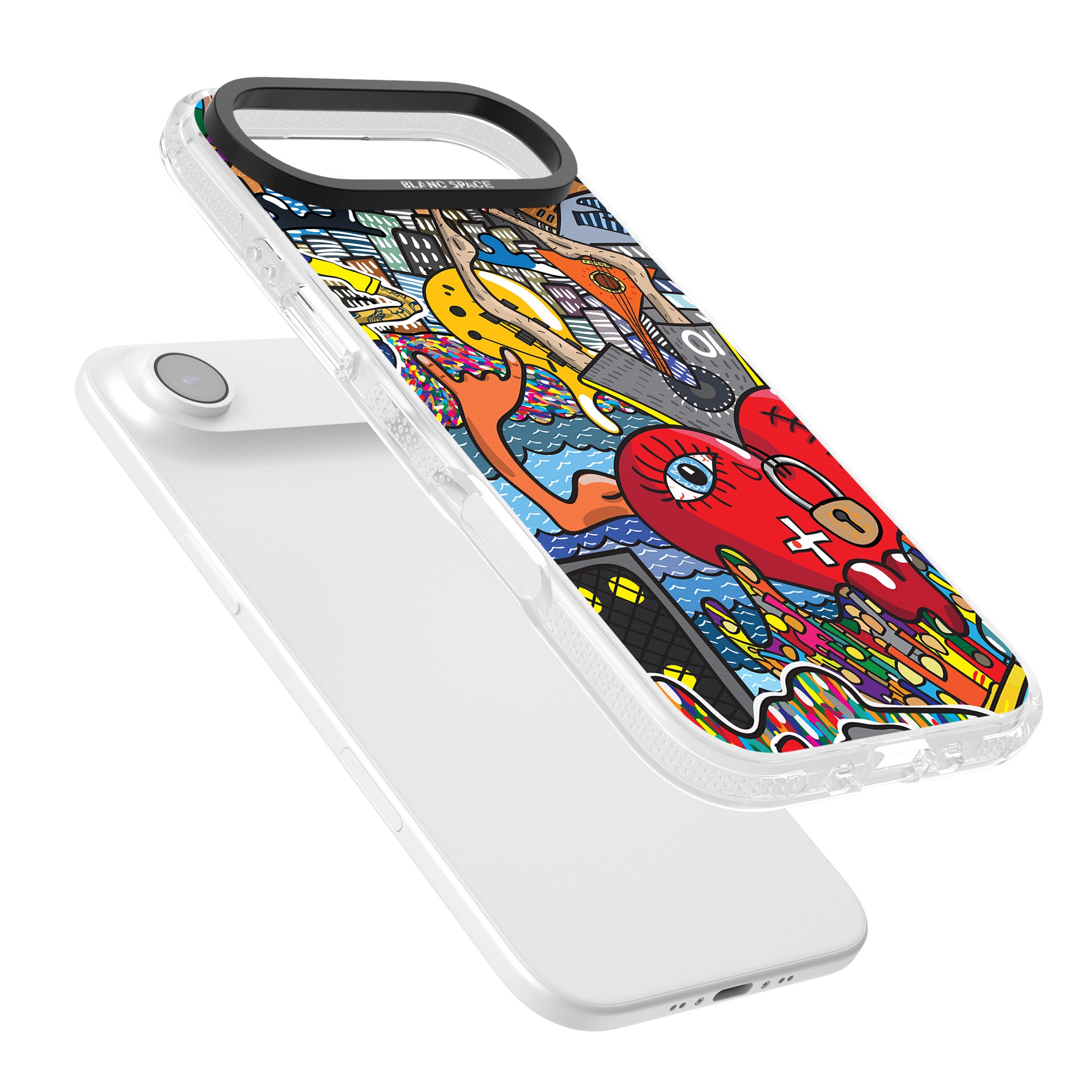 Crowd Tsunami iPhone 17 Air Impact Air Clear Phone Case Colours