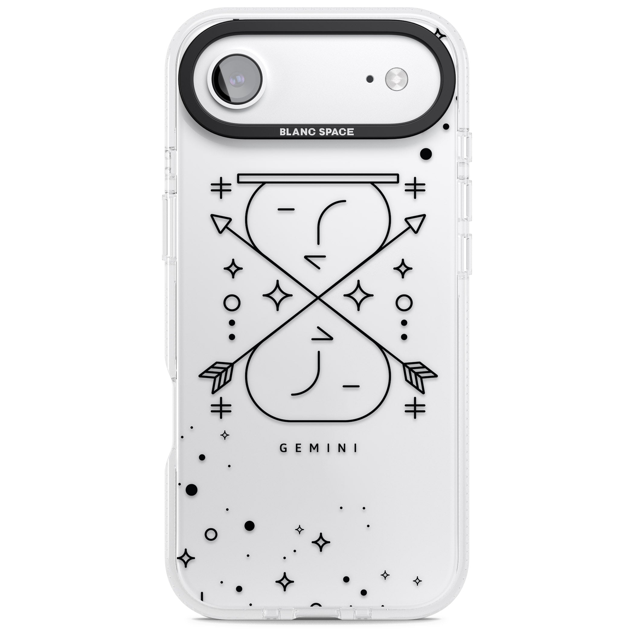Gemini Zodiac iPhone 17 Air Impact Air Clear Phone Case