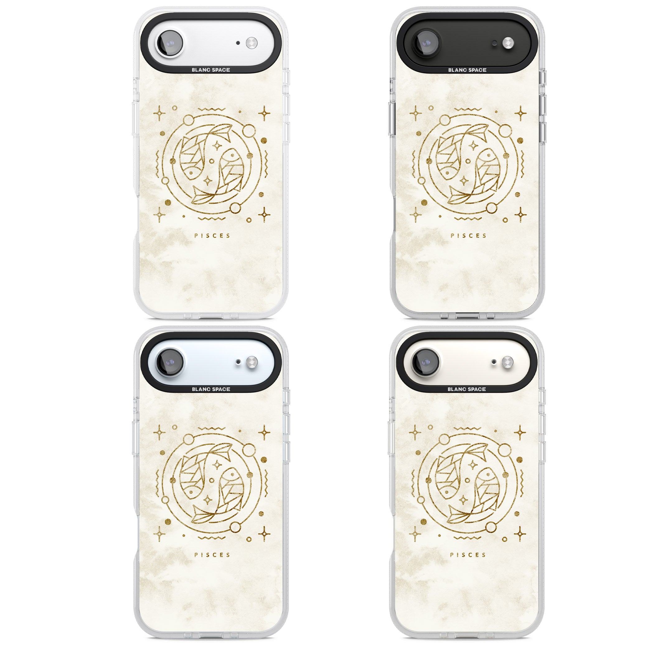 Pisces Emblem iPhone 17 Air Impact Air Clear Phone Case APT Impact Protection