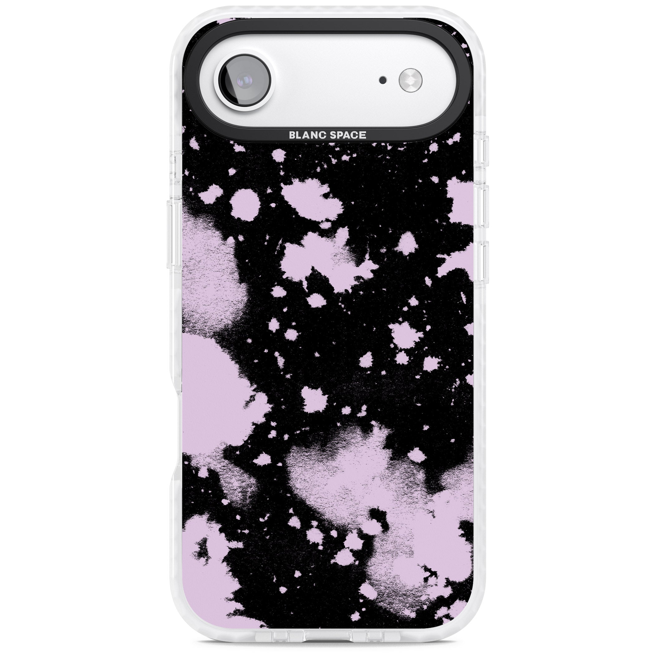 Pink & Black Acid Wash Tie Dye iPhone 17 Air Impact Clear Phone Case