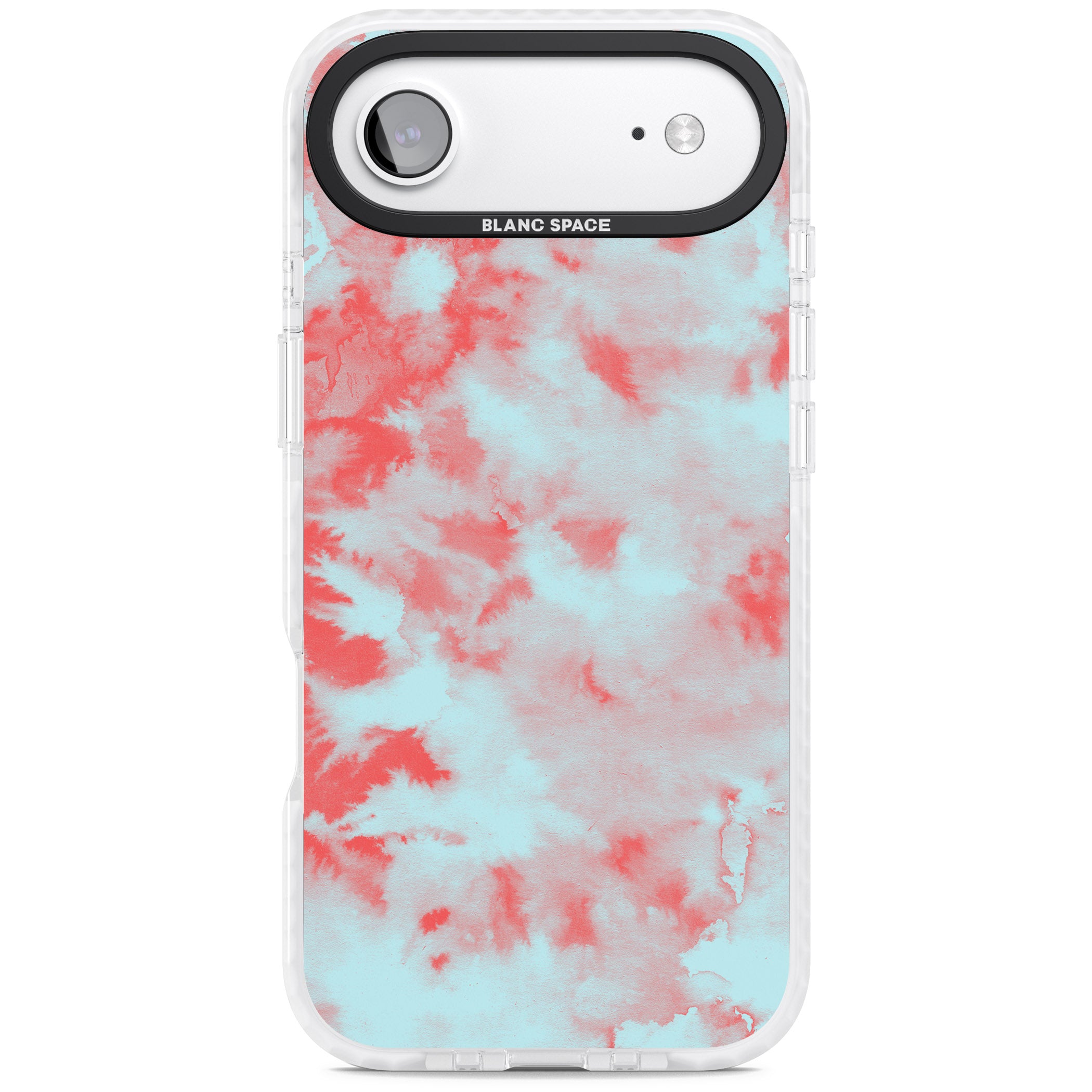 Red & Blue Acid Cloud iPhone 17 Air Impact Clear Phone Case