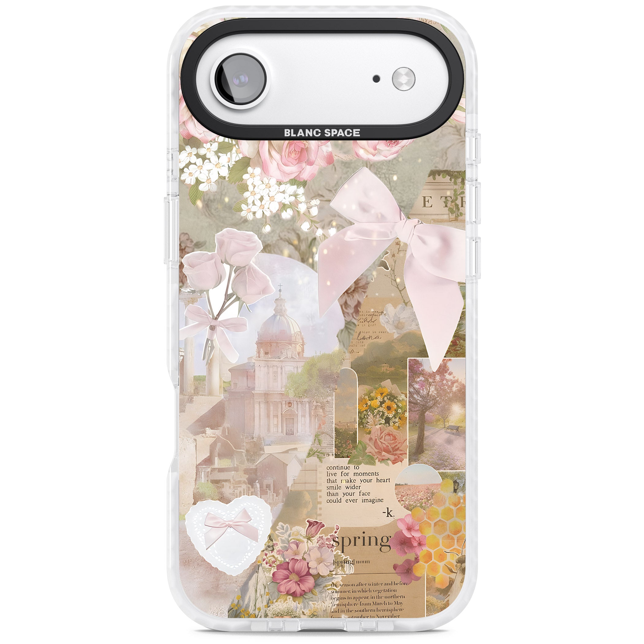 Coquette Collage iPhone 17 Air Impact Clear Phone Case