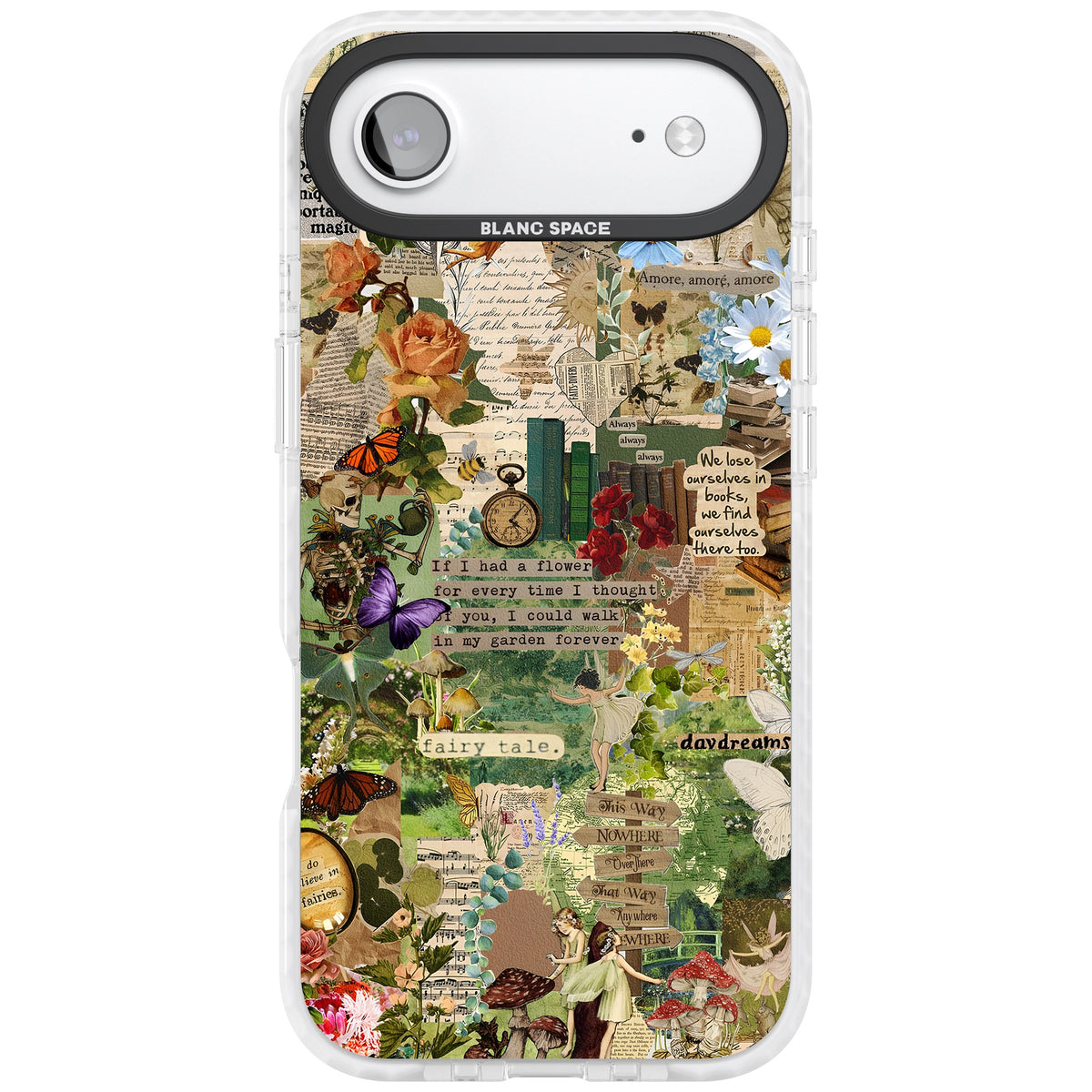 Enchanted Collage iPhone Air Impact Clear Phone Case front