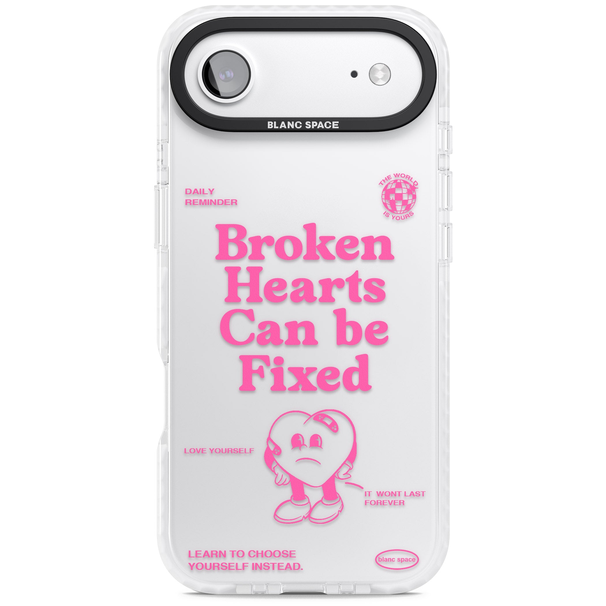 Broken Hearts Can Be Fixed iPhone 17 Air Impact Clear Phone Case