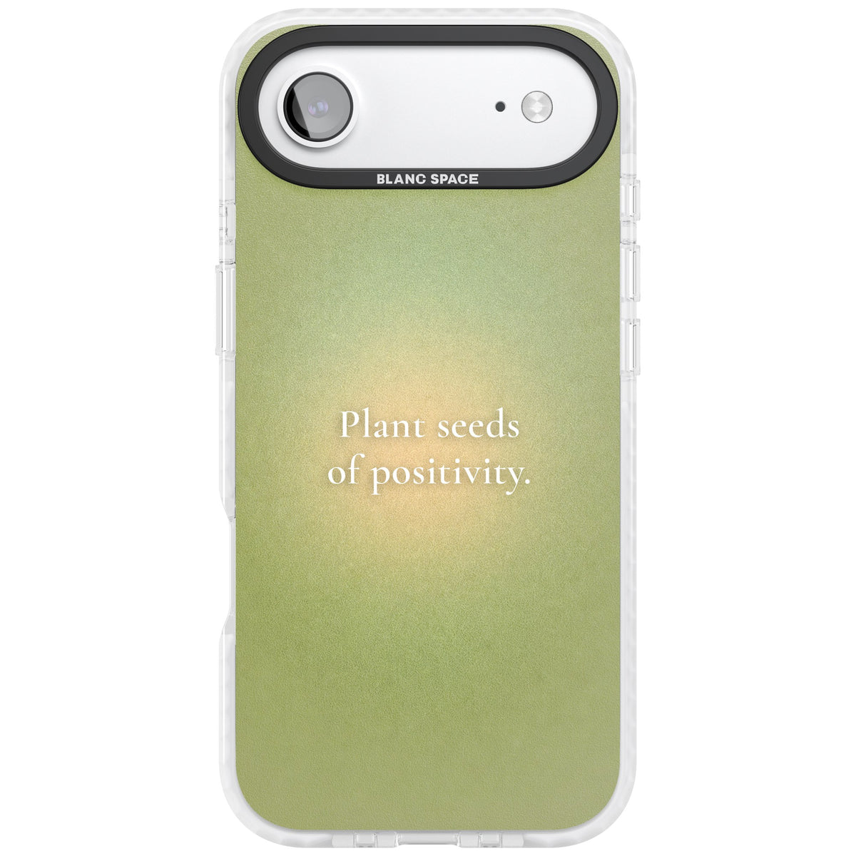 Seeds of Positivity iPhone Air Impact Clear Phone Case front