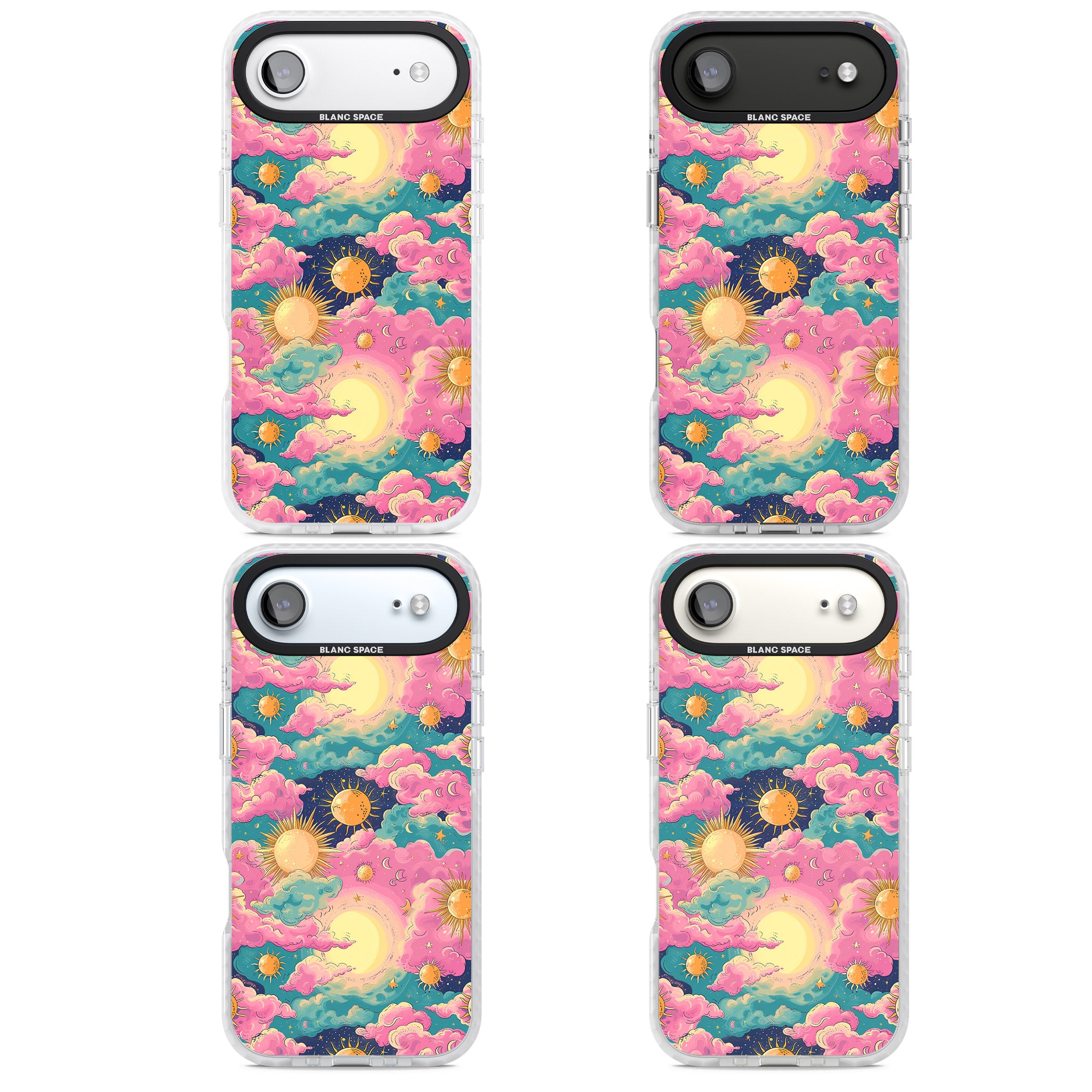 Starlight Clouds iPhone 17 Air Impact Clear Phone Case APT Impact Protection