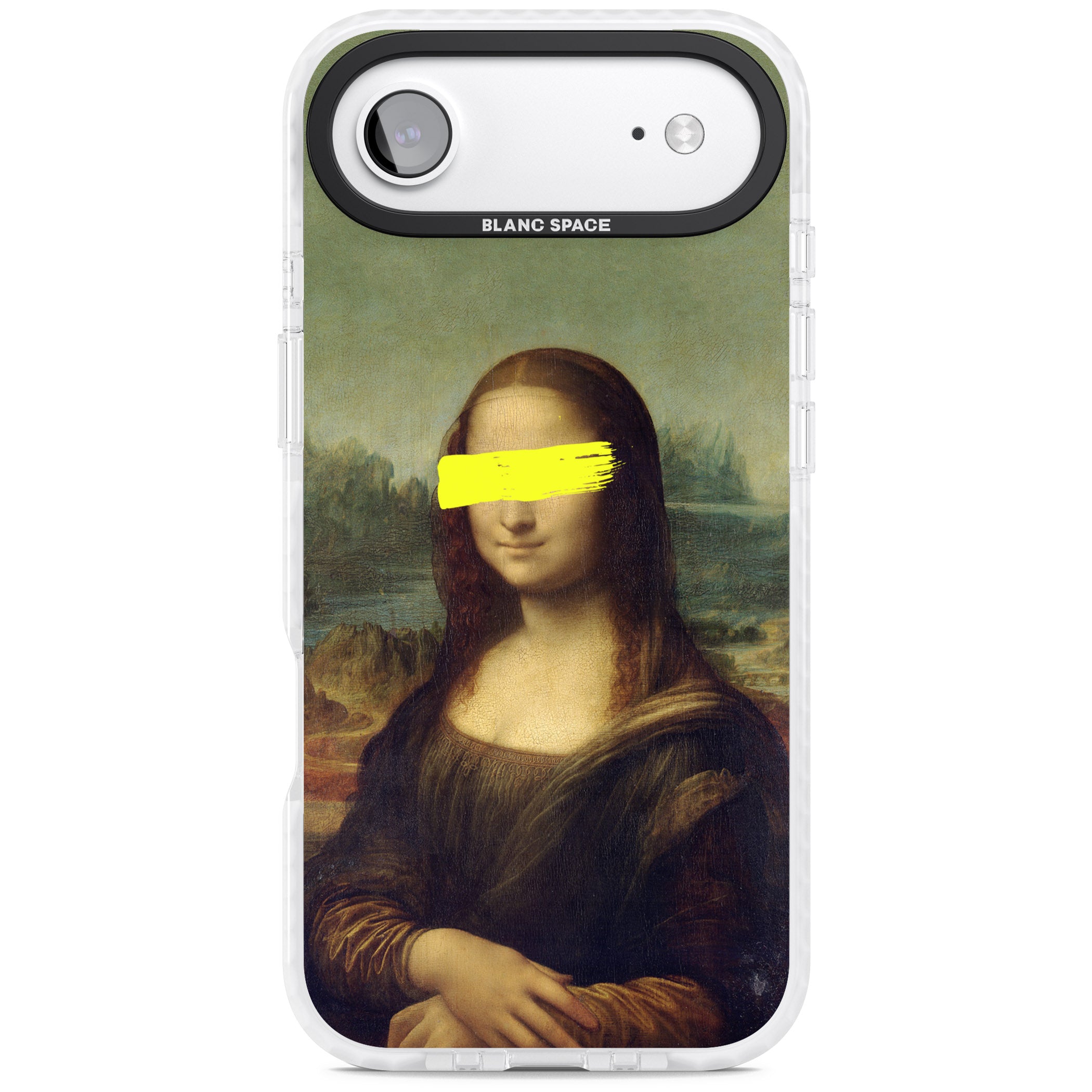 Vandaled Mona Lisa iPhone 17 Air Impact Clear Phone Case