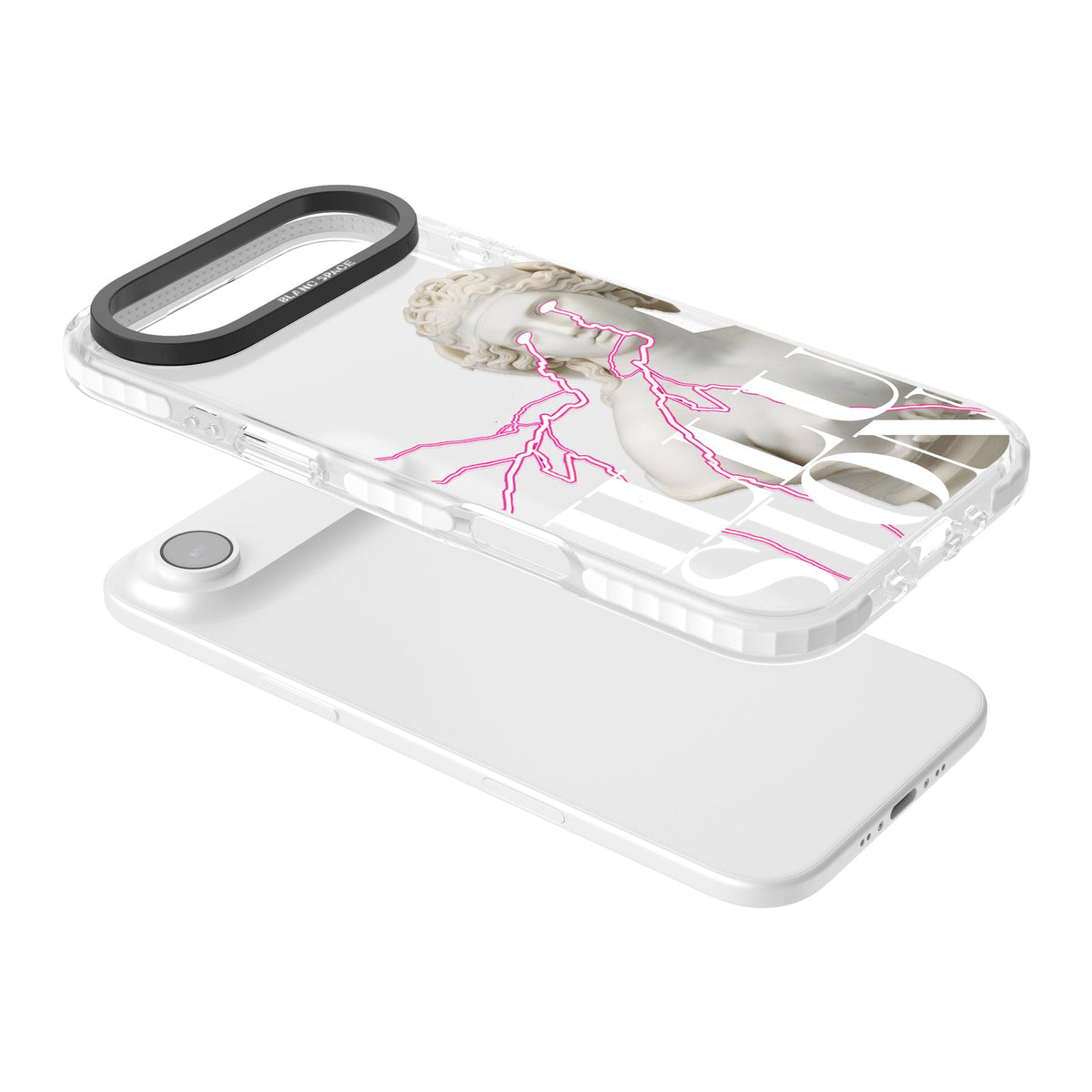 Illusion iPhone Air Impact Clear Phone Case angled