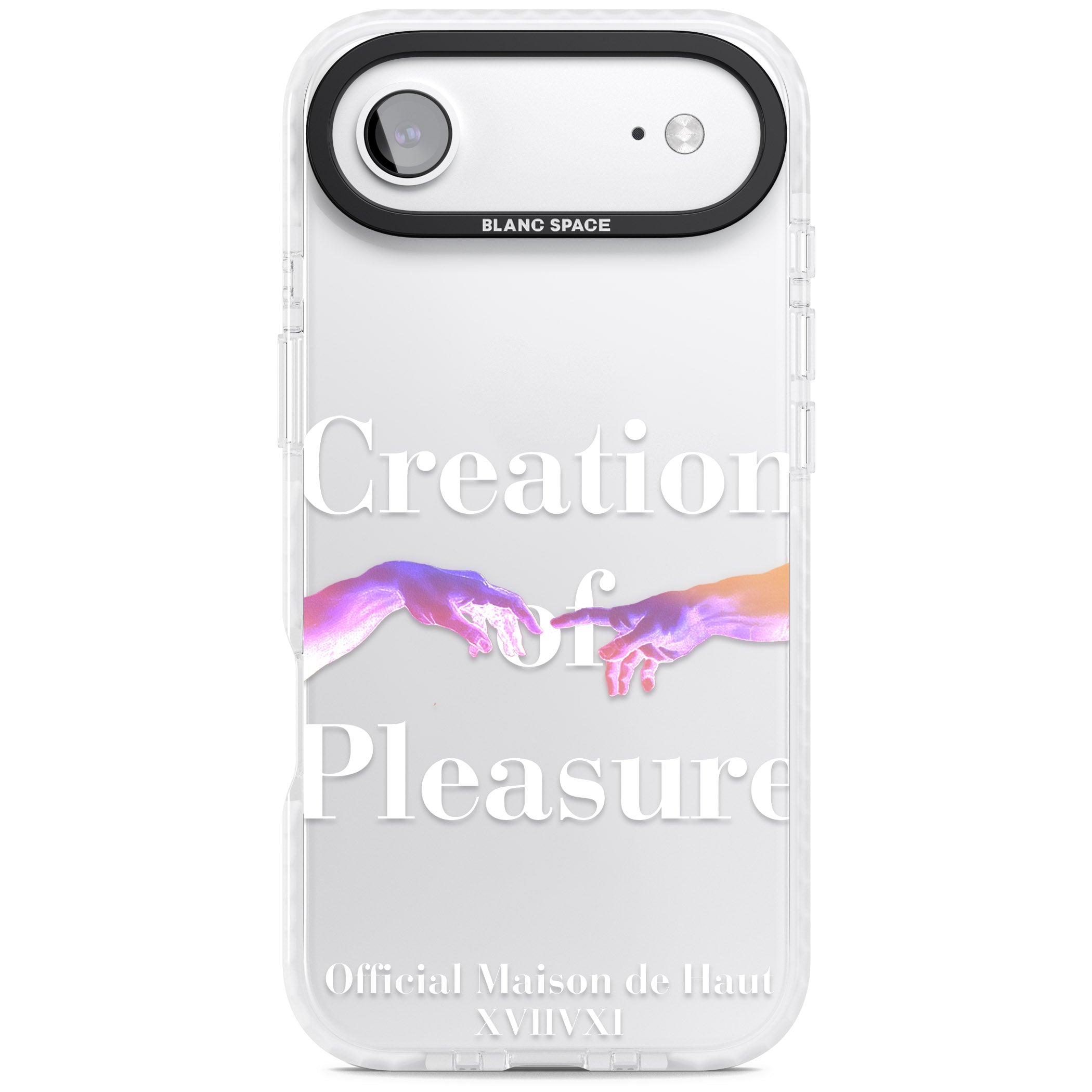 Creation Of Pleasure iPhone 17 Air Impact Clear Phone Case