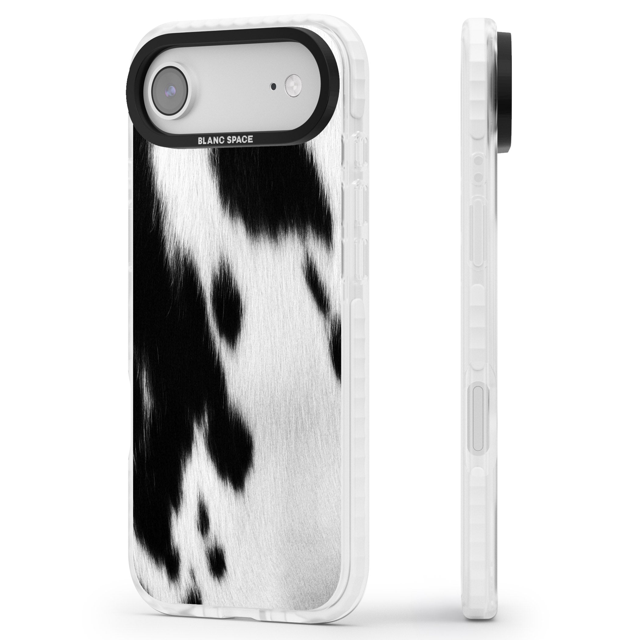 Designer Fashion Cowhide iPhone 17 Air Impact Clear Phone Case Side Profile