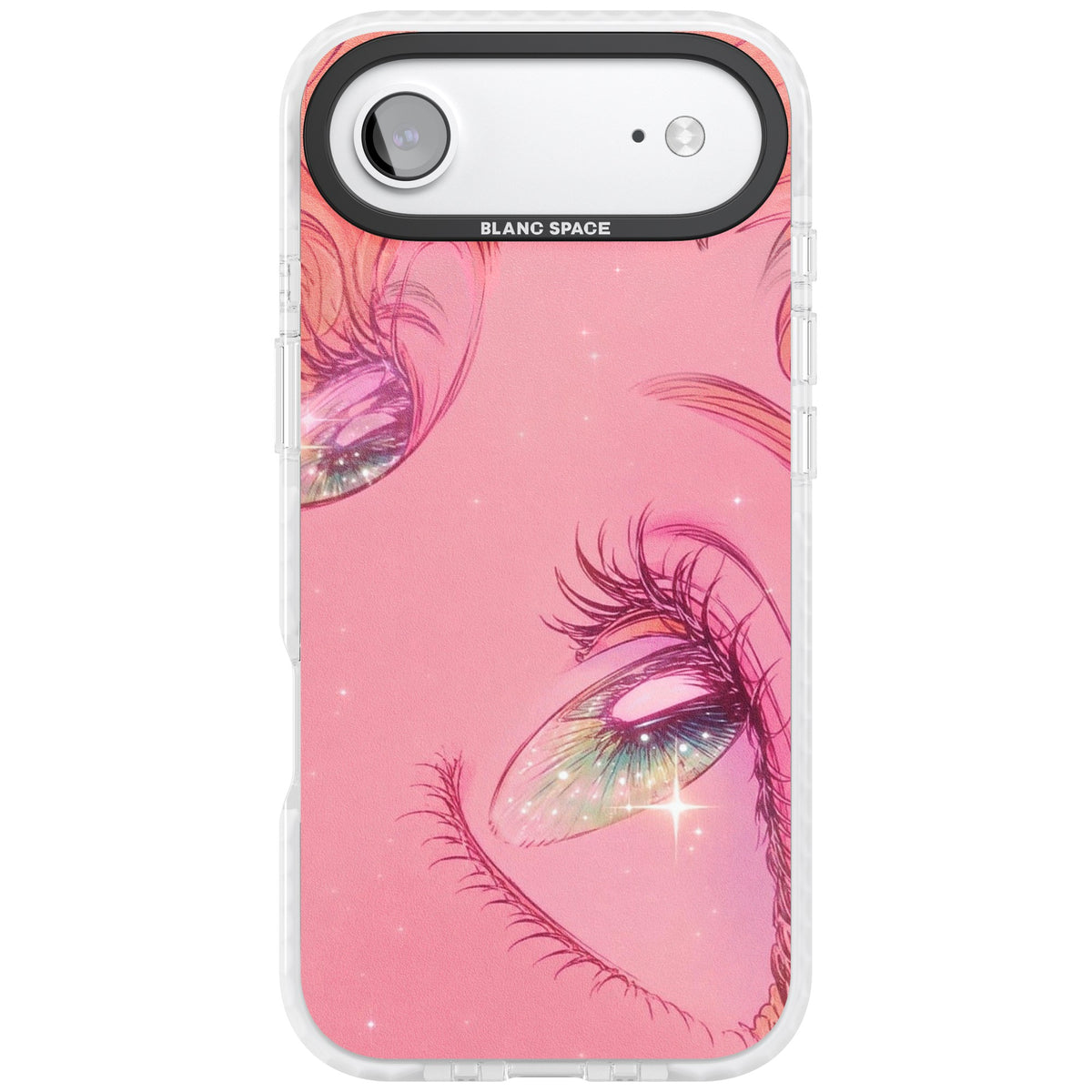 Pink Ethereal Gaze iPhone Air Impact Clear Phone Case front