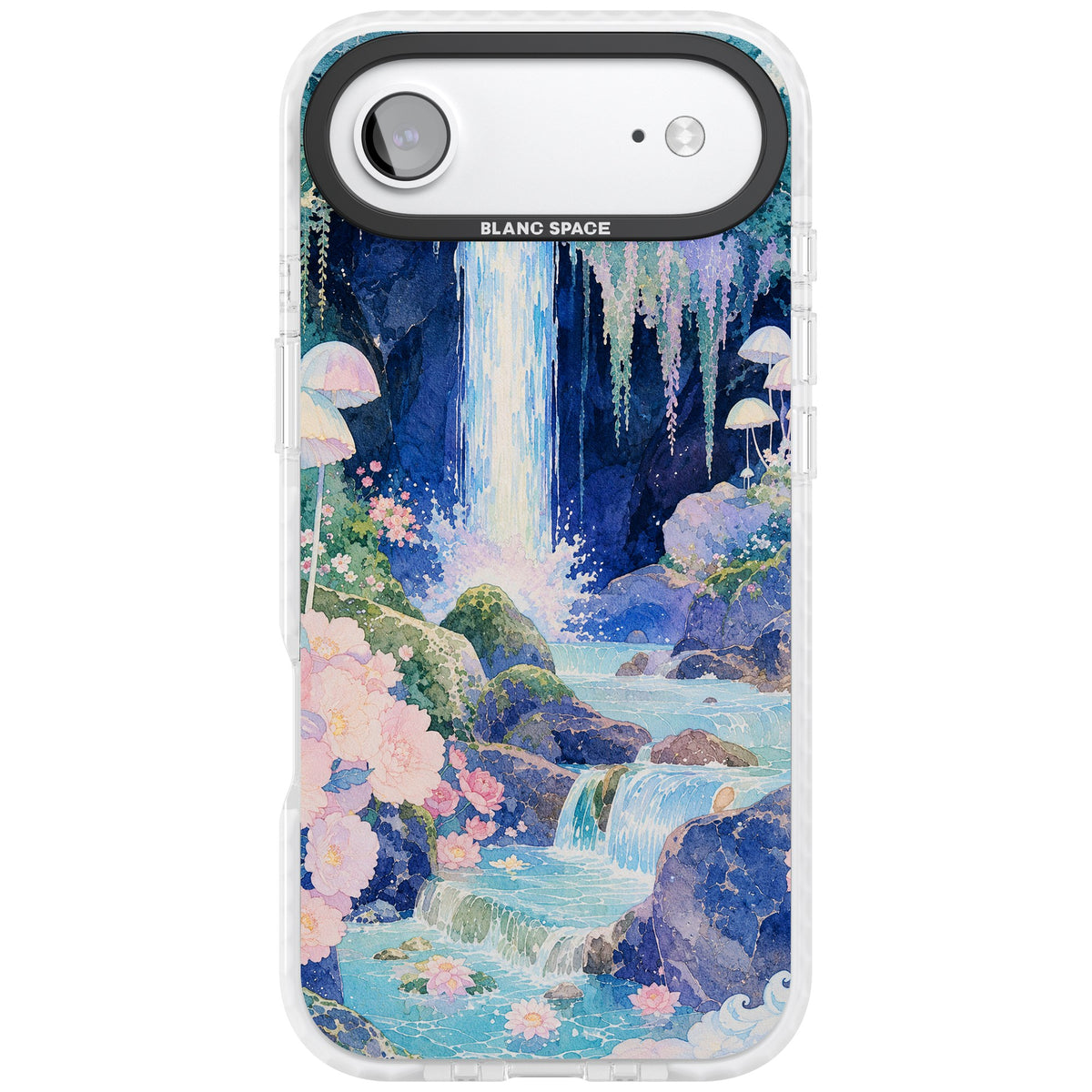 Mystic Waterfall iPhone Air Impact Clear Phone Case front