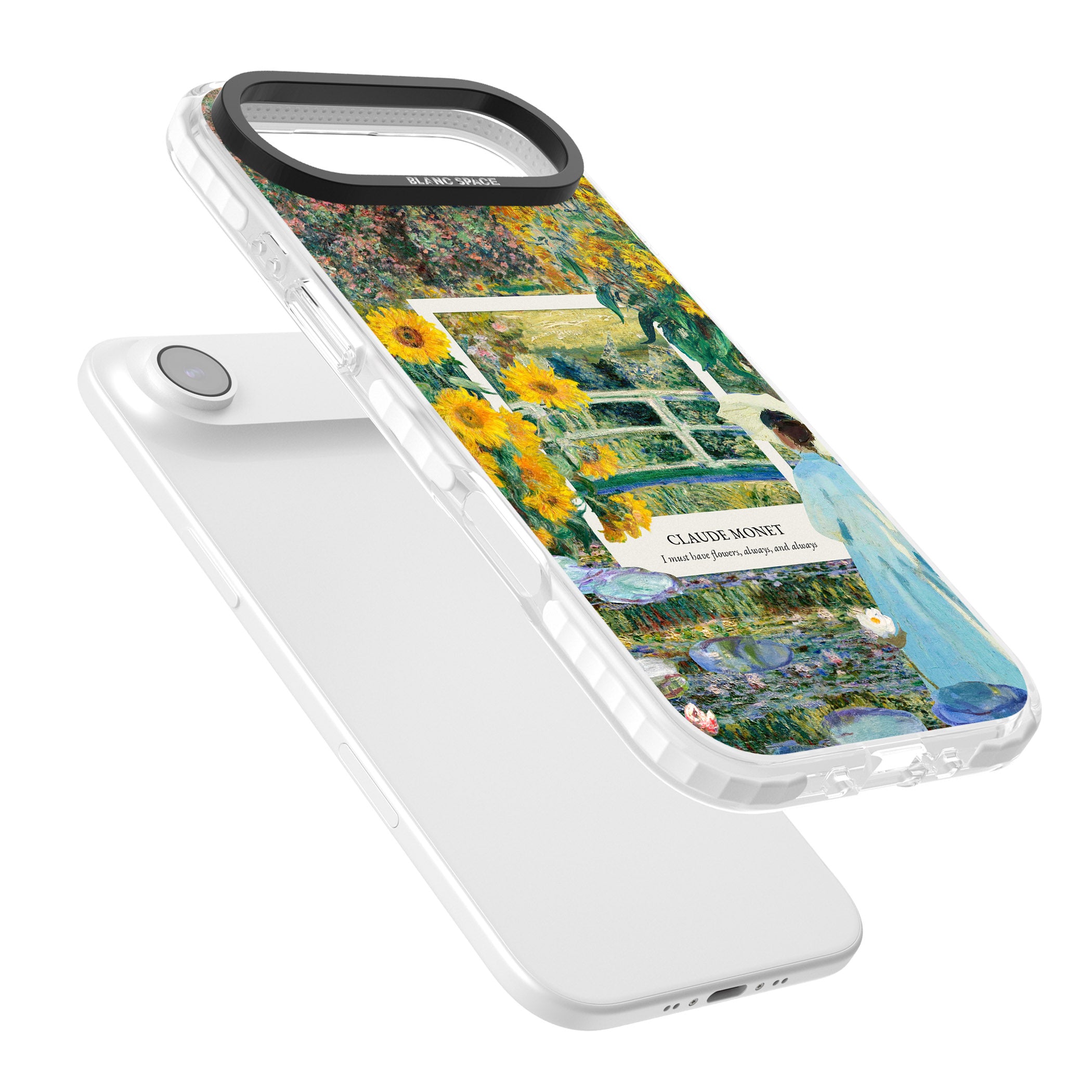 Monet Garden Bridge iPhone 17 Air Impact Clear Phone Case Colours
