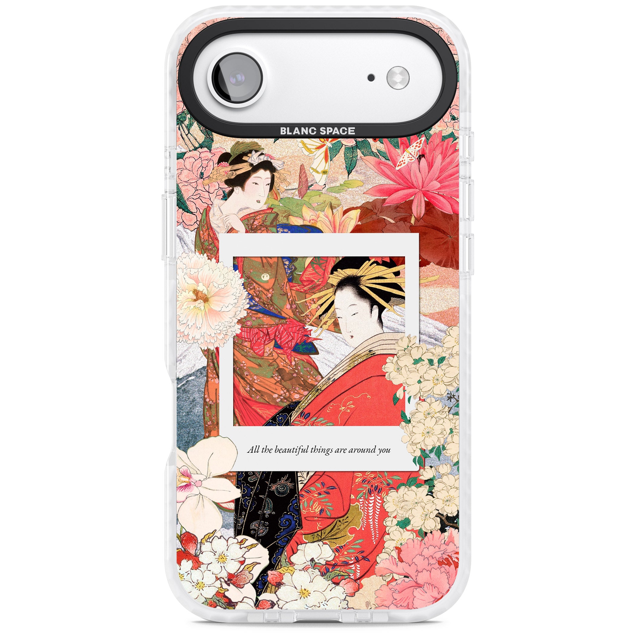 Woodblock Geisha iPhone 17 Air Impact Clear Phone Case