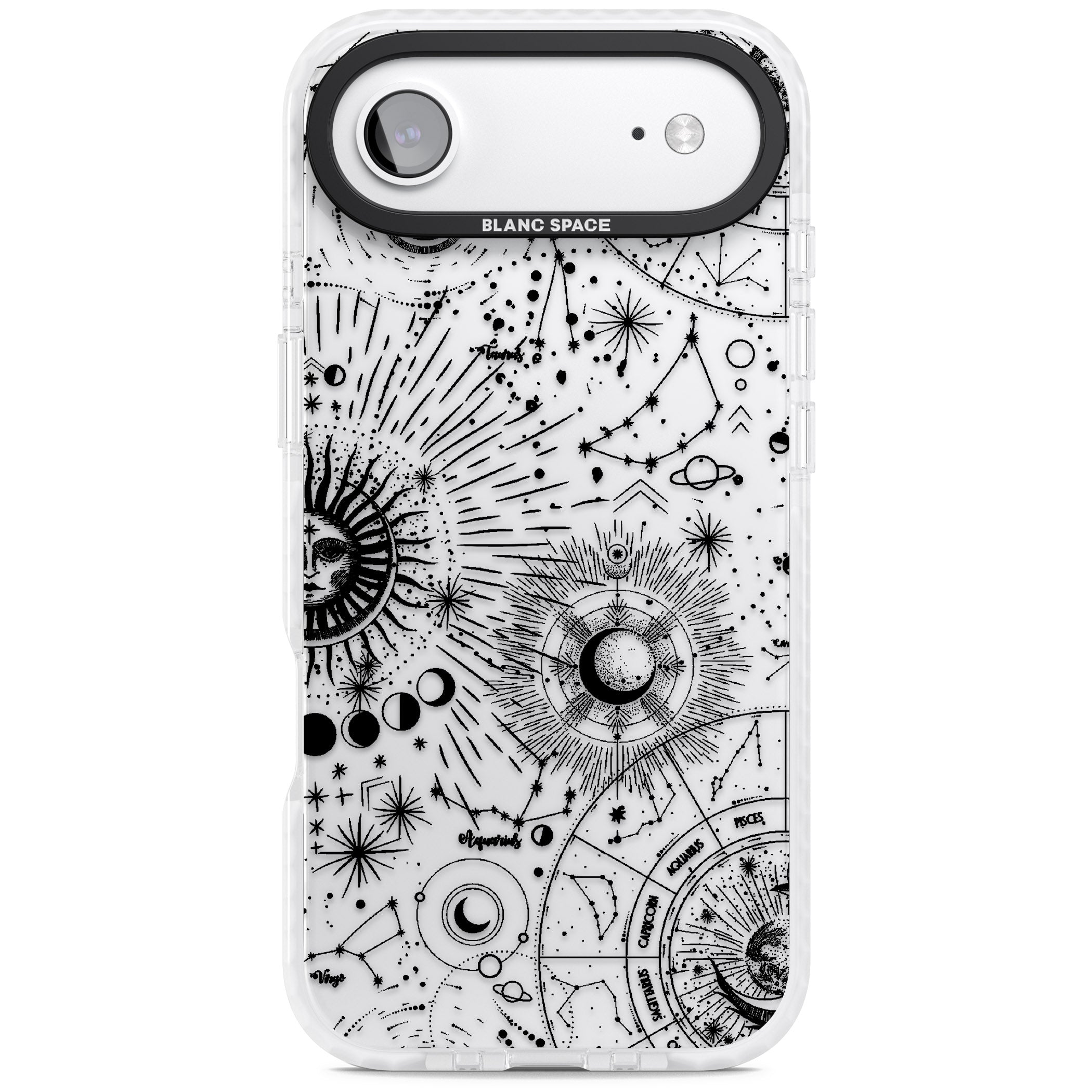 Celestial Chart iPhone 17 Air Impact Clear Phone Case
