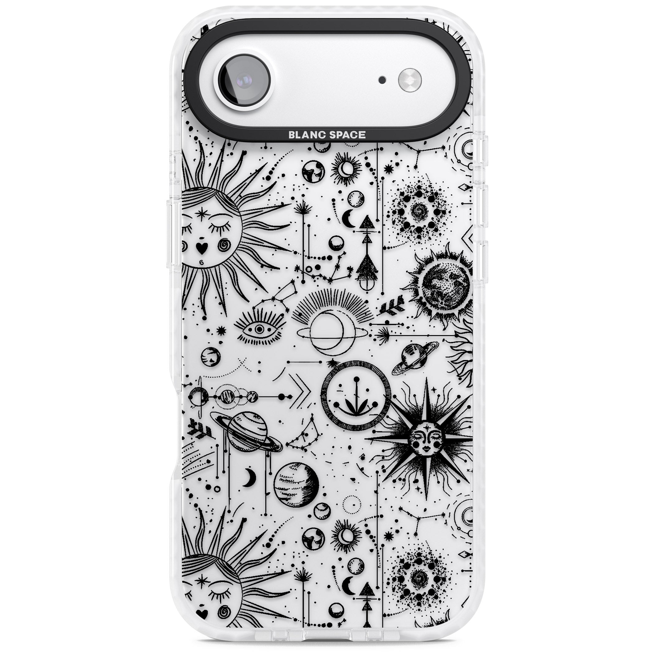 Cosmic Zodiac iPhone 17 Air Impact Clear Phone Case