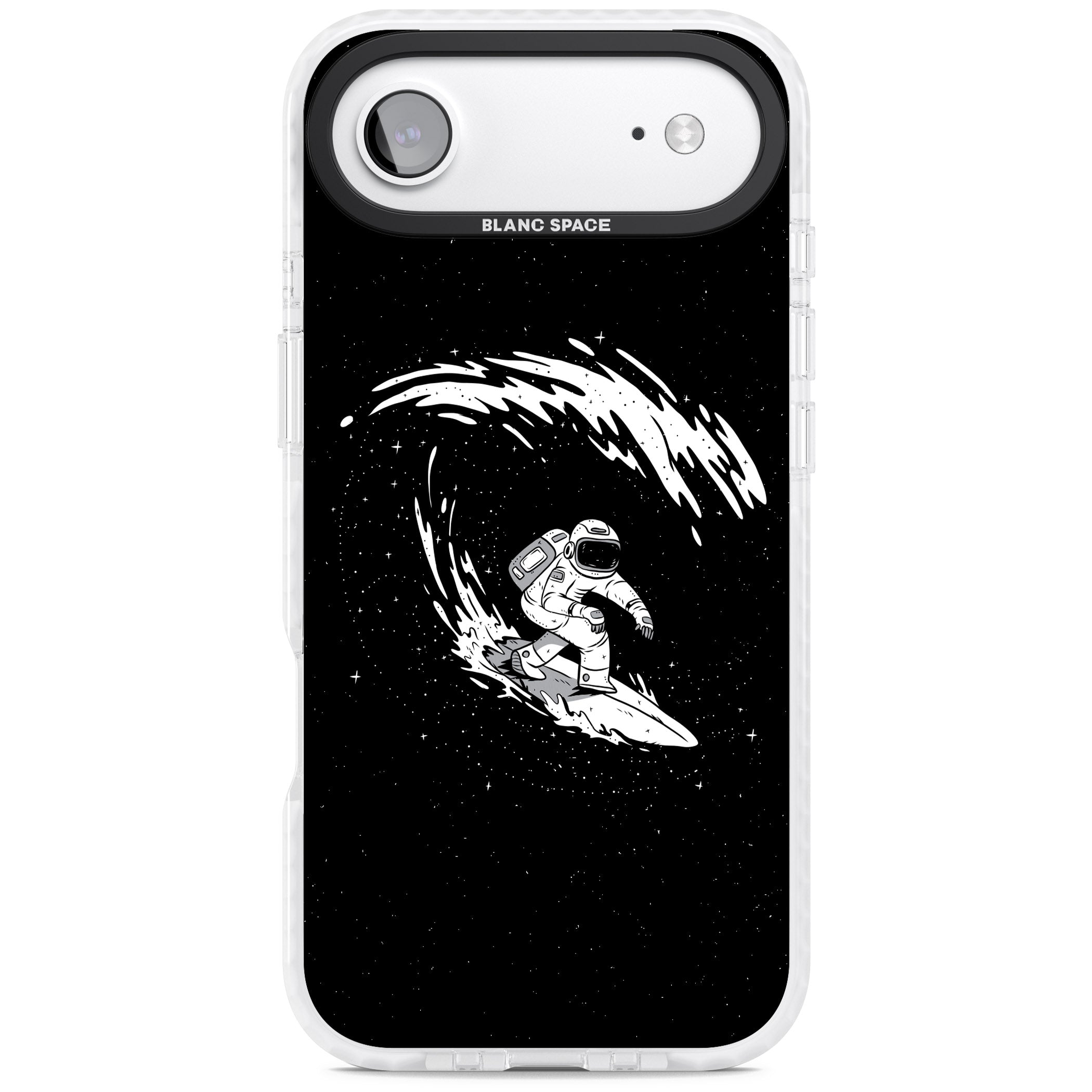 Cosmic Surf iPhone 17 Air Impact Clear Phone Case