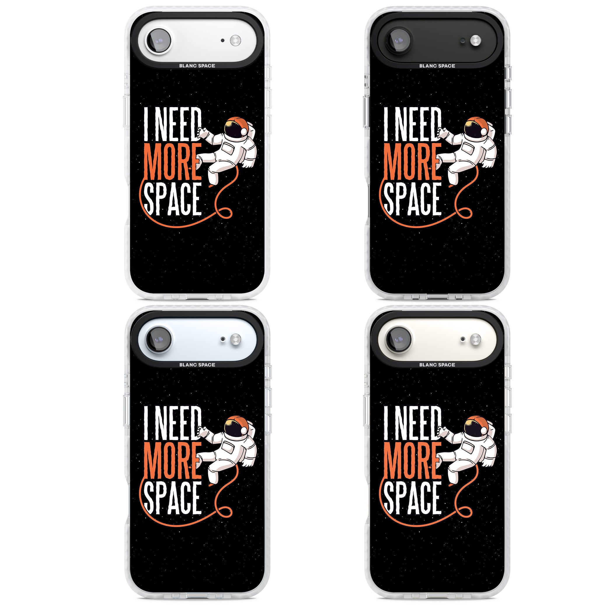 I Need More Space iPhone 17 Air Impact Clear Phone Case APT Impact Protection