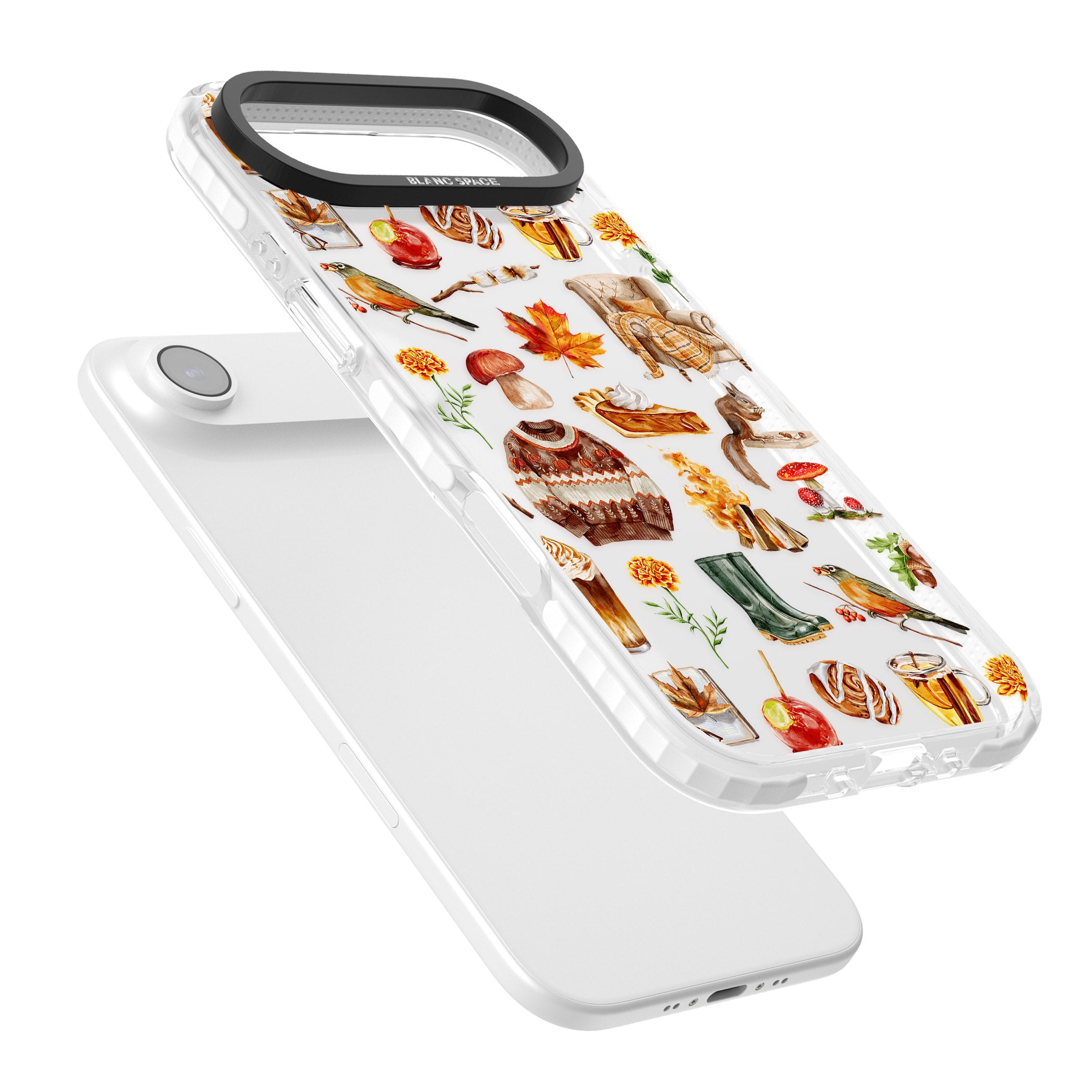 Cozy Autumn Aesthetic iPhone 17 Air Impact Clear Phone Case Colours