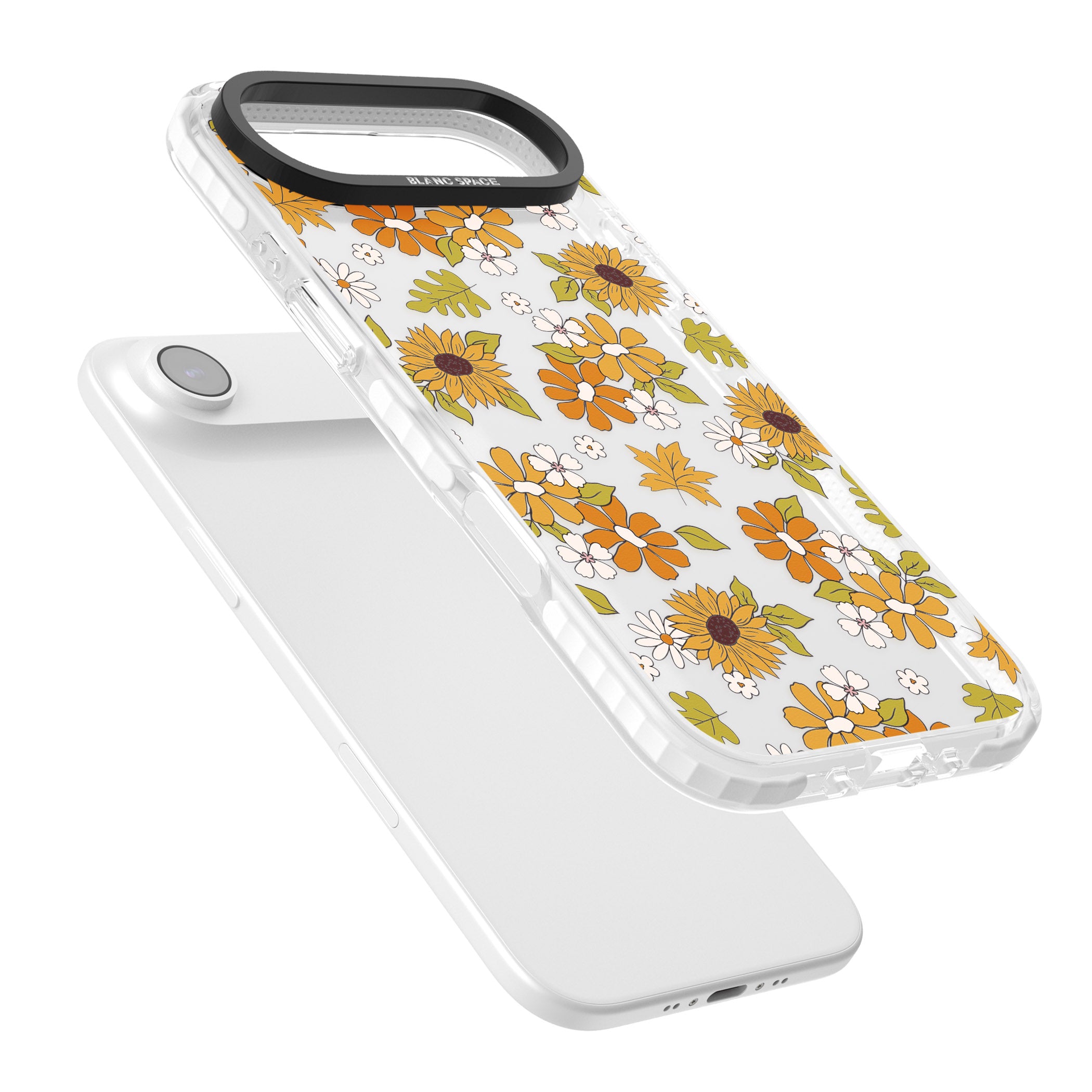 Boho Sunflowers iPhone 17 Air Impact Clear Phone Case Colours