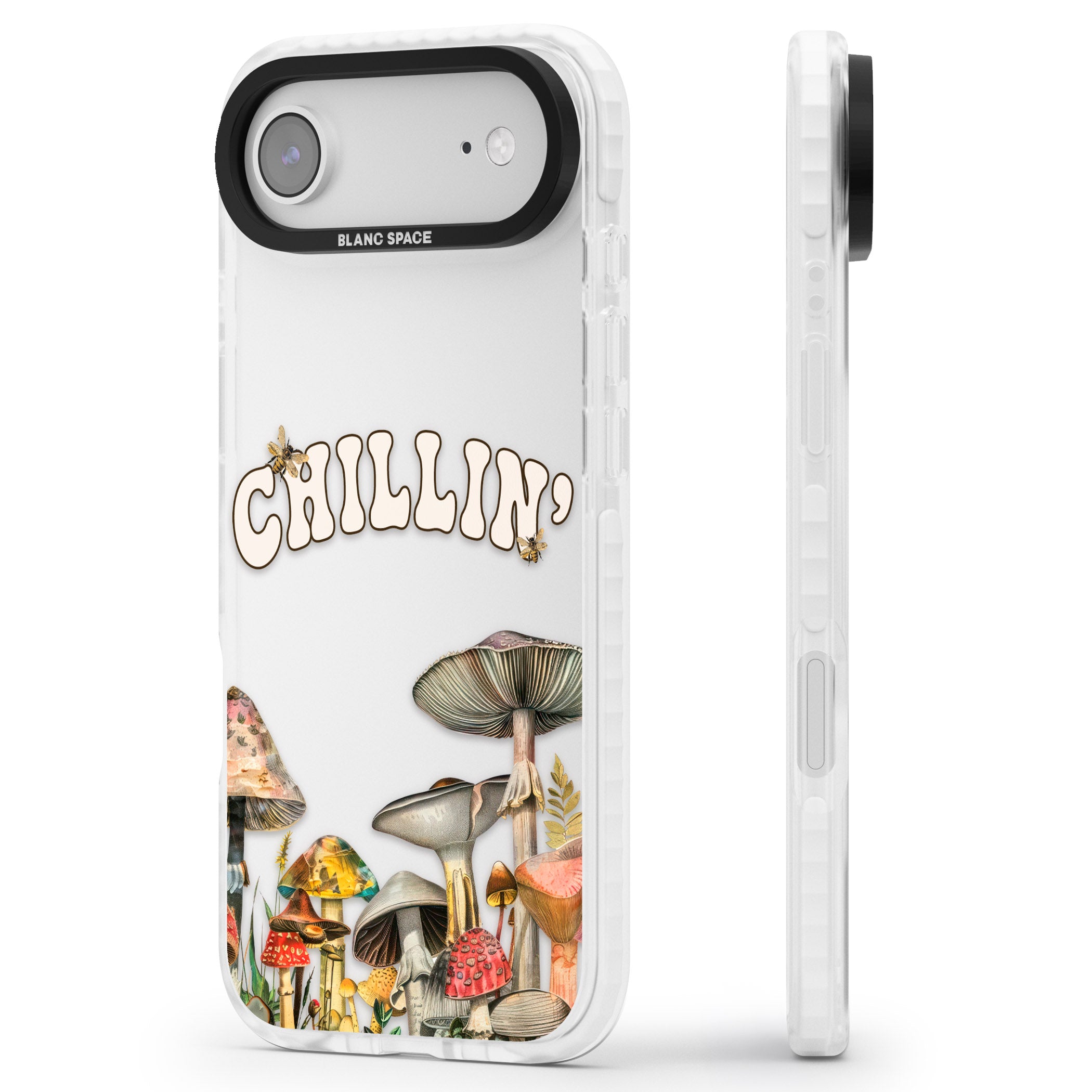 Chillin iPhone 17 Air Impact Clear Phone Case Side Profile