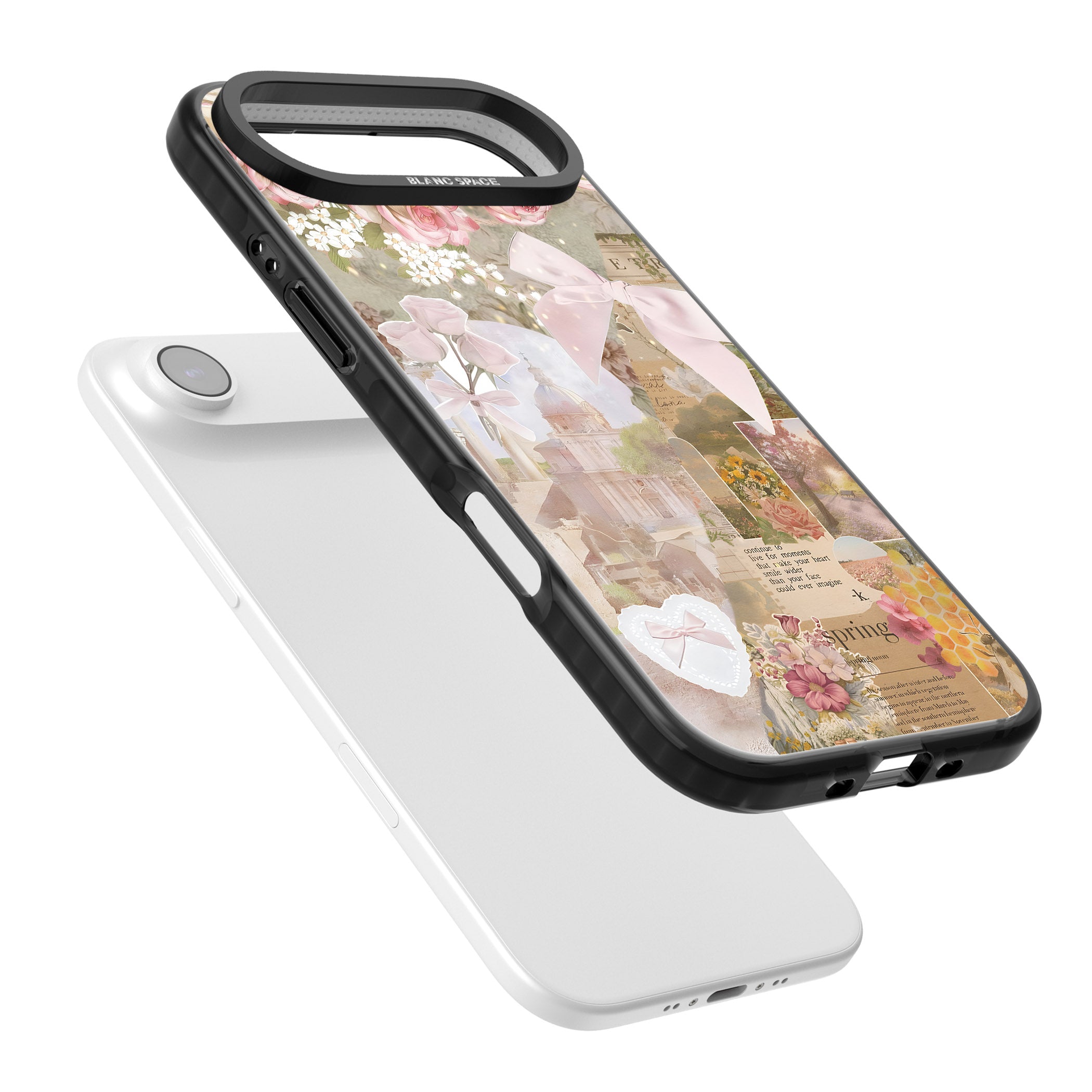 Coquette Collage iPhone 17 Air Impact Black Phone Case Colours