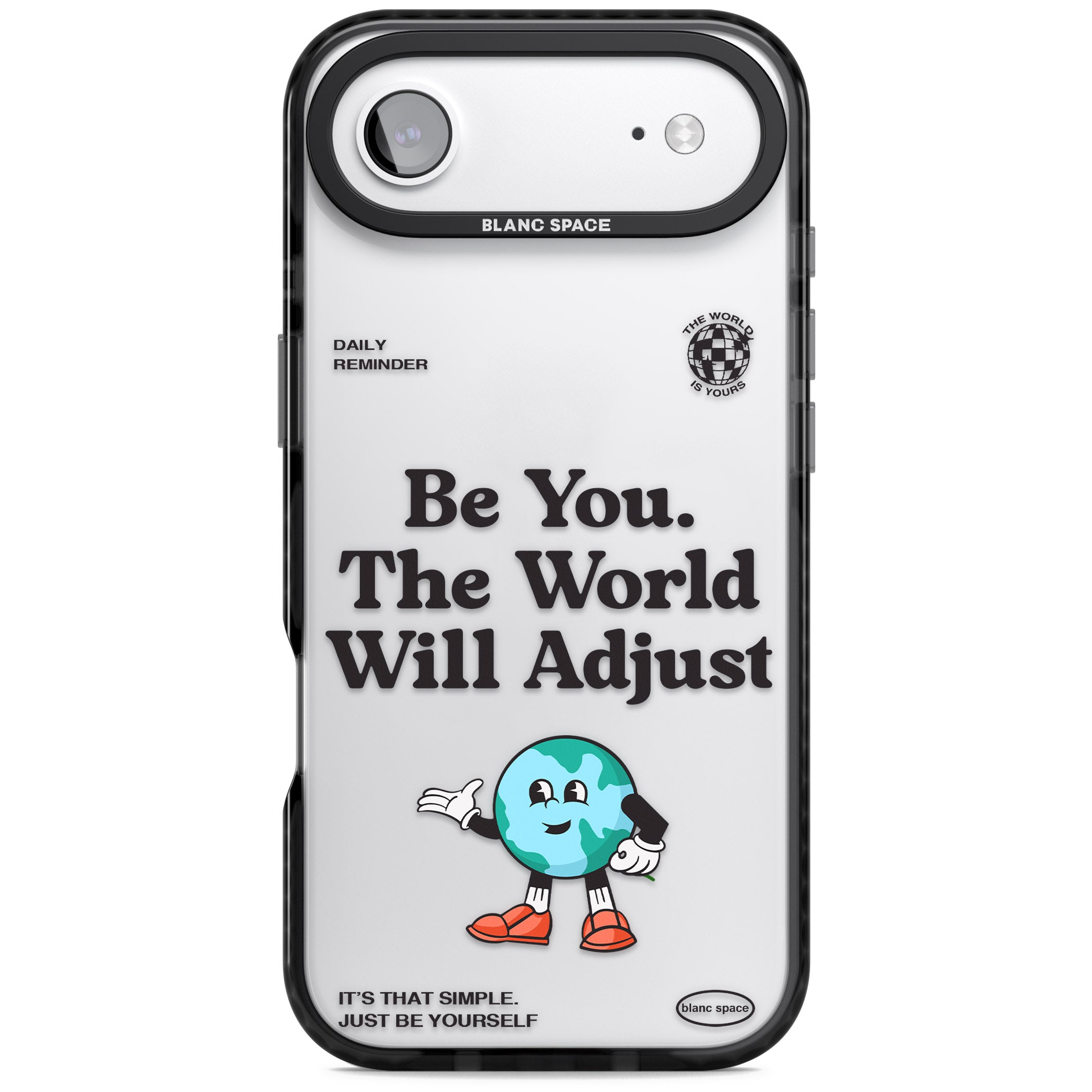 Be You The World Will Adjust iPhone 17 Air Impact Black Phone Case