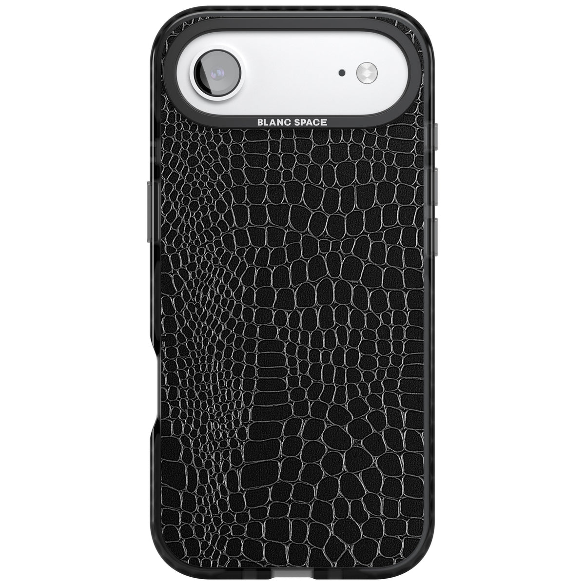 Black Snakeskin iPhone Air Impact Black Phone Case front