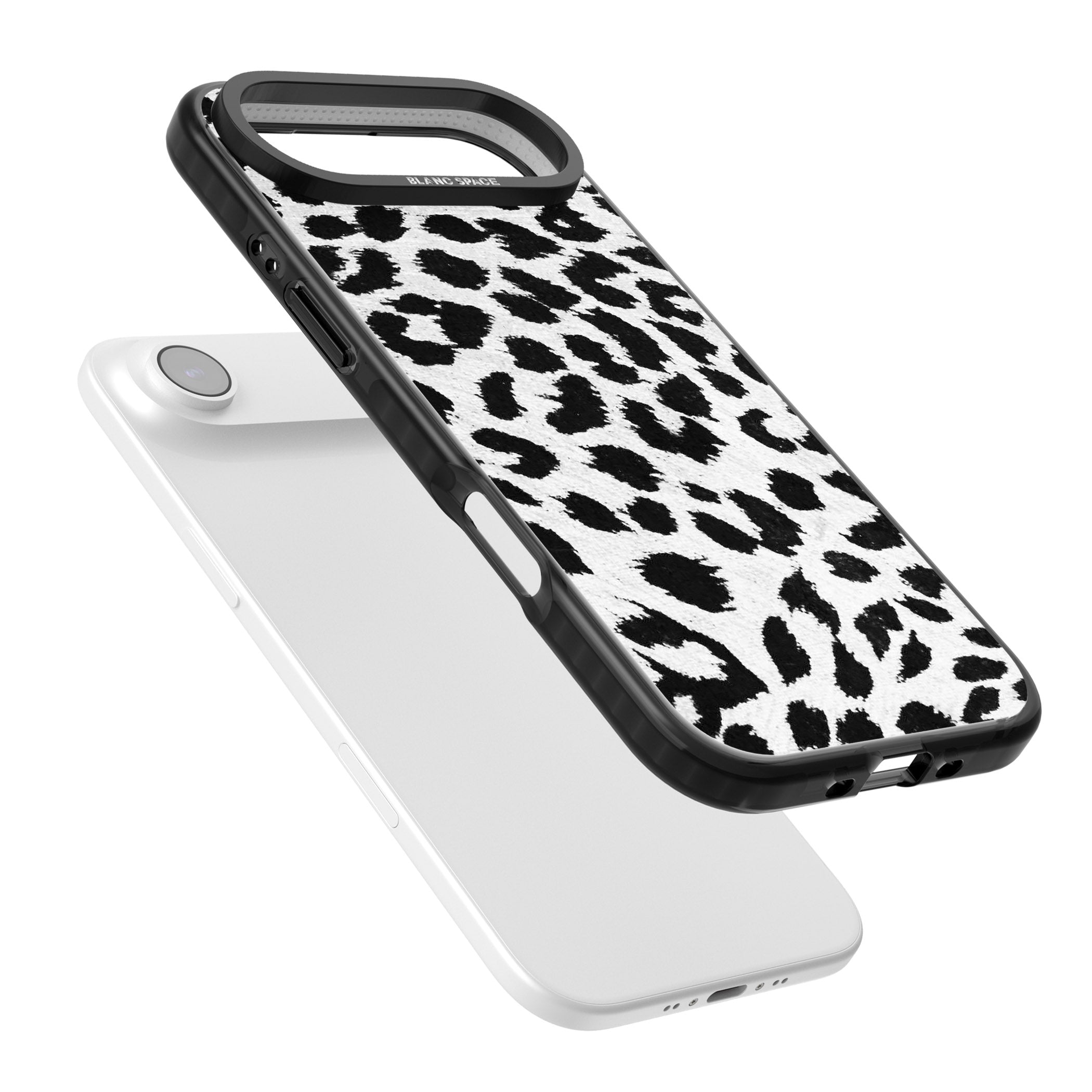 Rar Leopard Print White iPhone 17 Air Impact Black Phone Case Colours