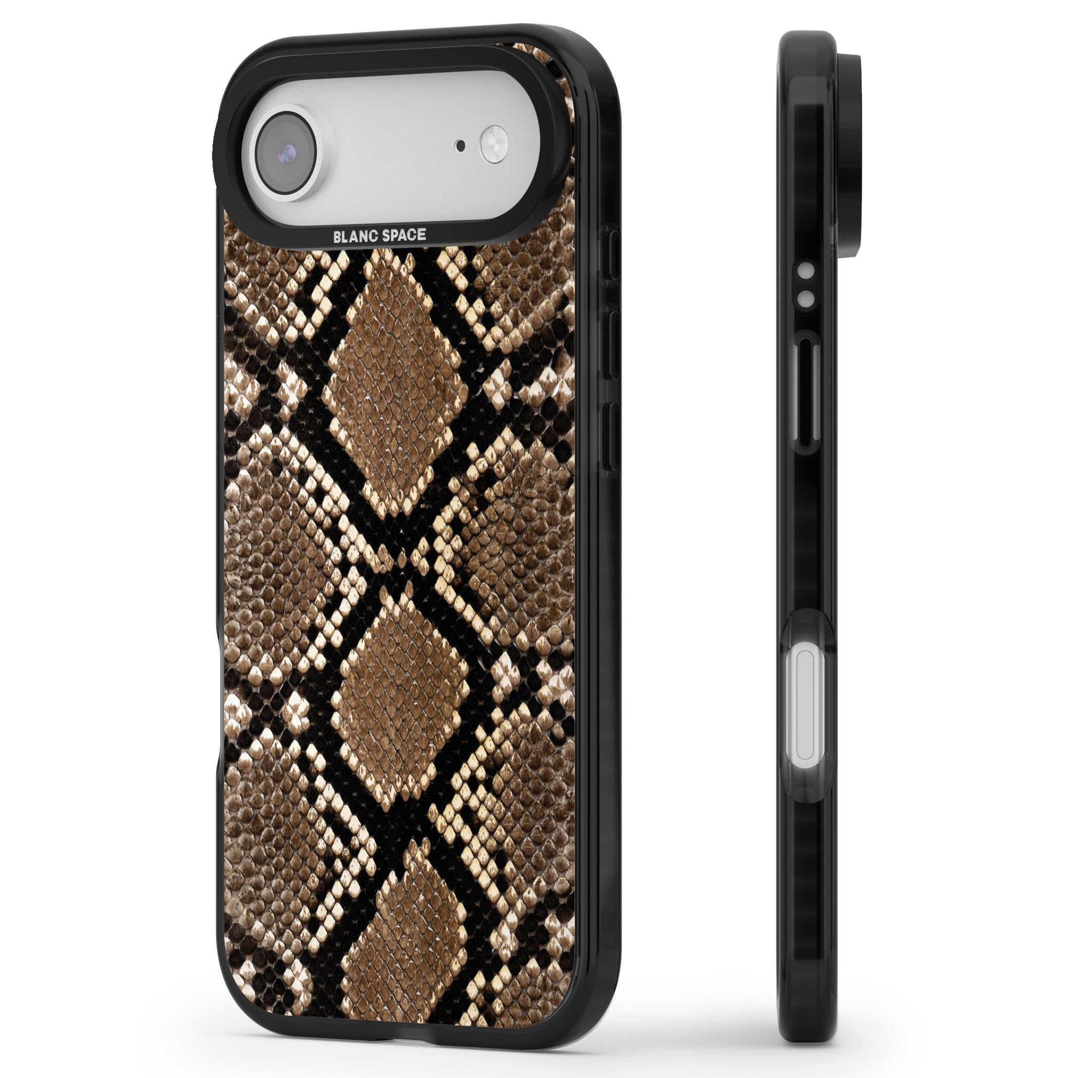 Snakeskin iPhone 17 Air Impact Black Phone Case Side Profile