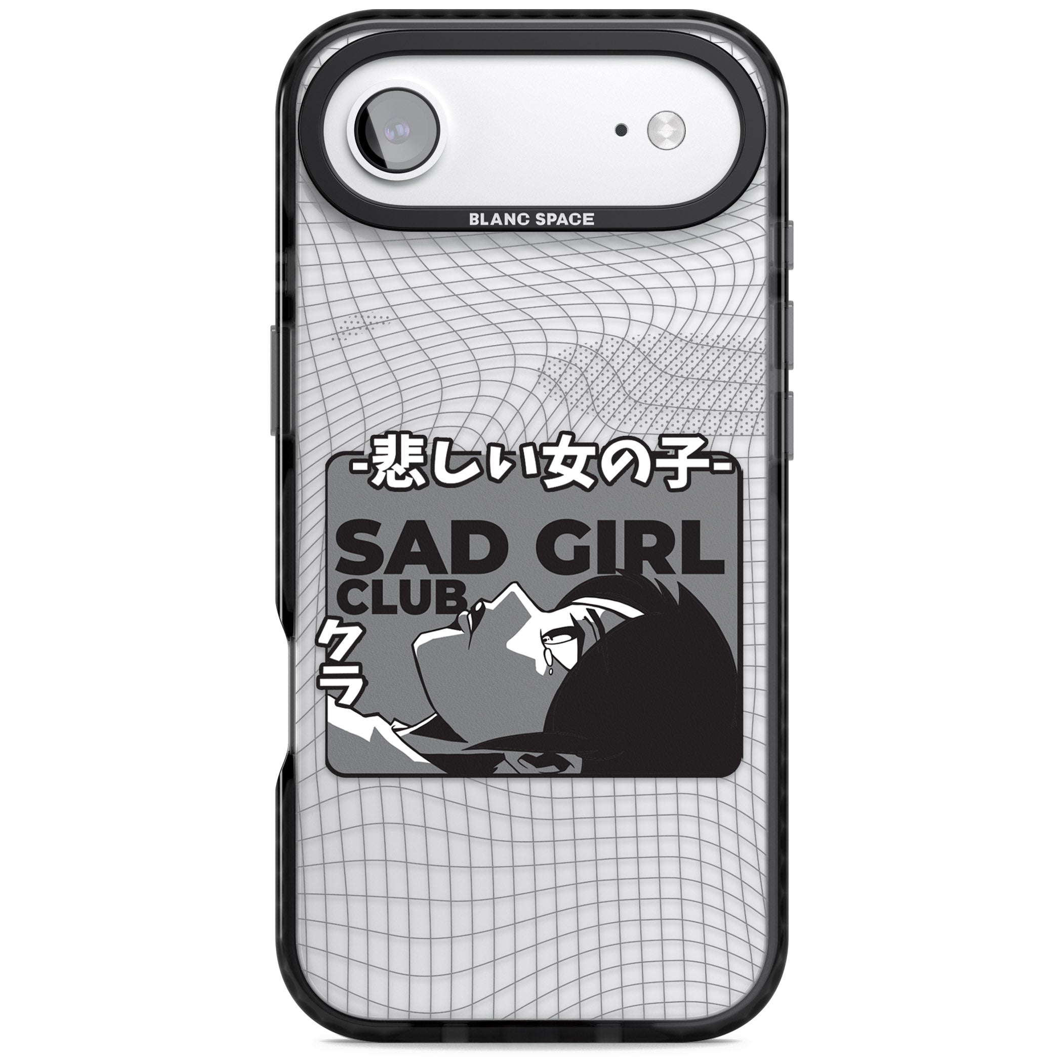 Sad Girl Club iPhone 17 Air Impact Black Phone Case