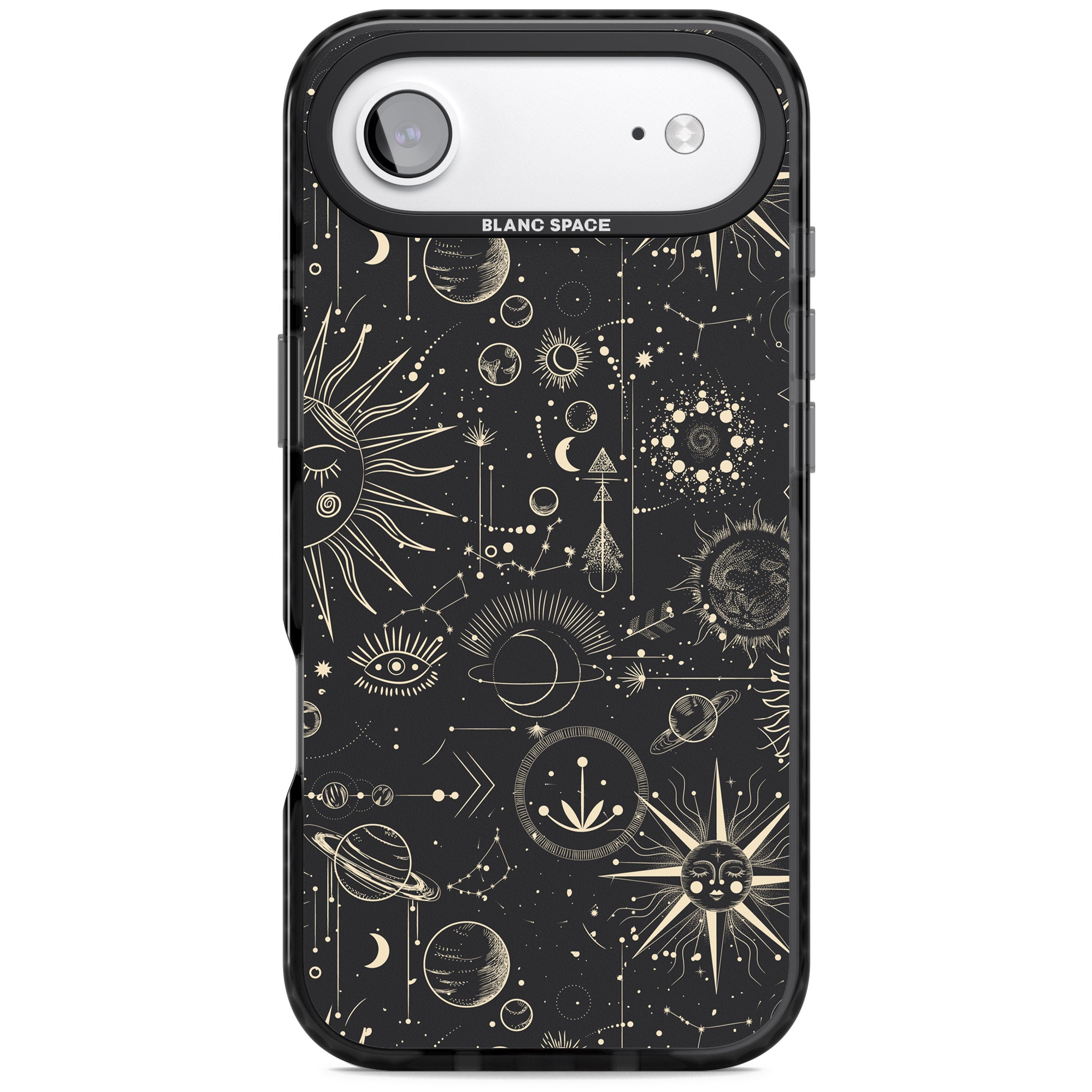Cosmic Suns And Planets iPhone 17 Air Impact Black Phone Case