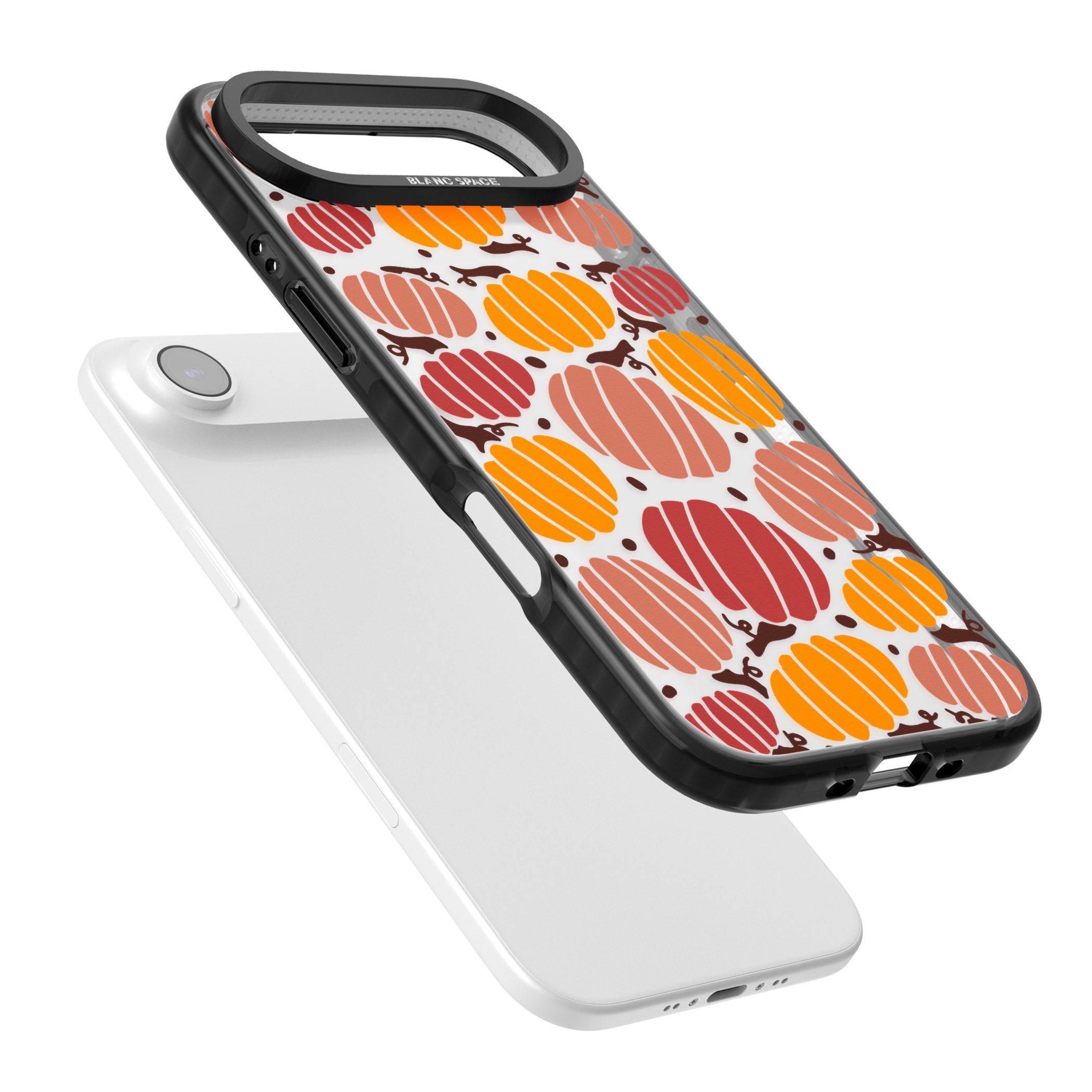 Autumn Pumpkin Patch iPhone 17 Air Impact Black Phone Case Colours