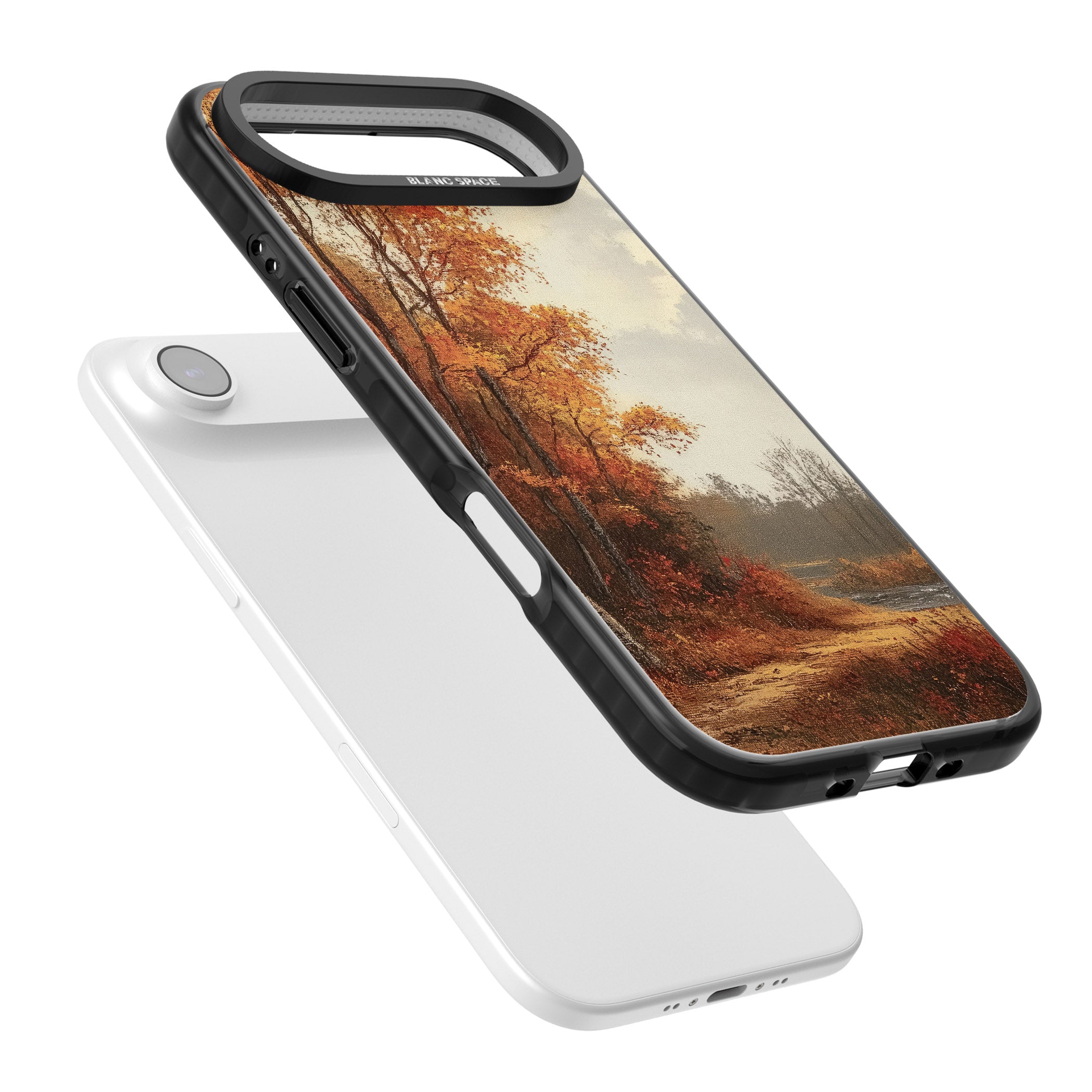 Vintage Autumn Oil Painting iPhone 17 Air Impact Black Phone Case Colours