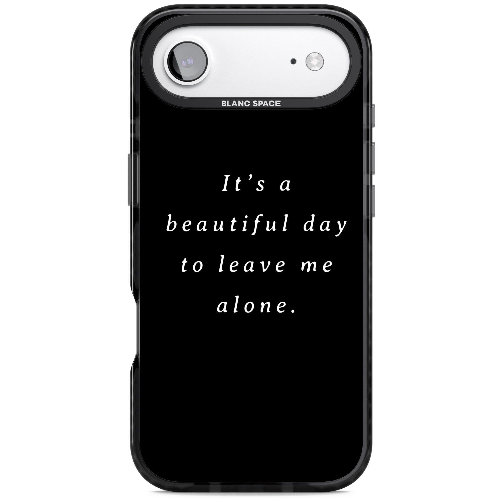 Beautiful Day Quote iPhone 17 Air Impact Black Phone Case