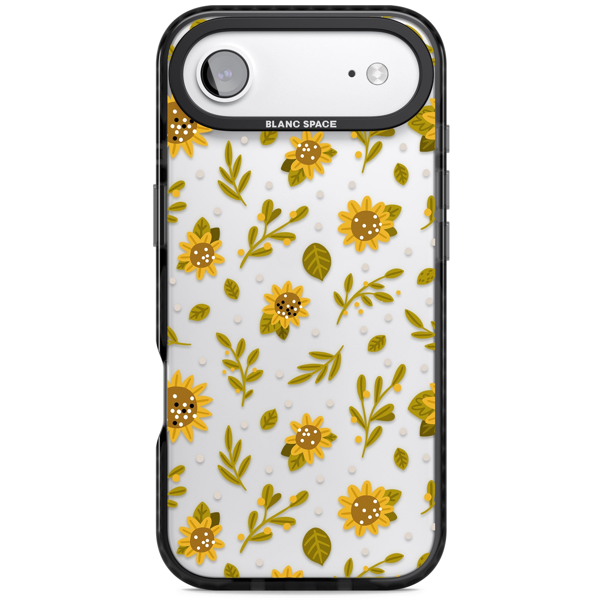Bees & Sunflowers iPhone 17 Air Impact Black Phone Case