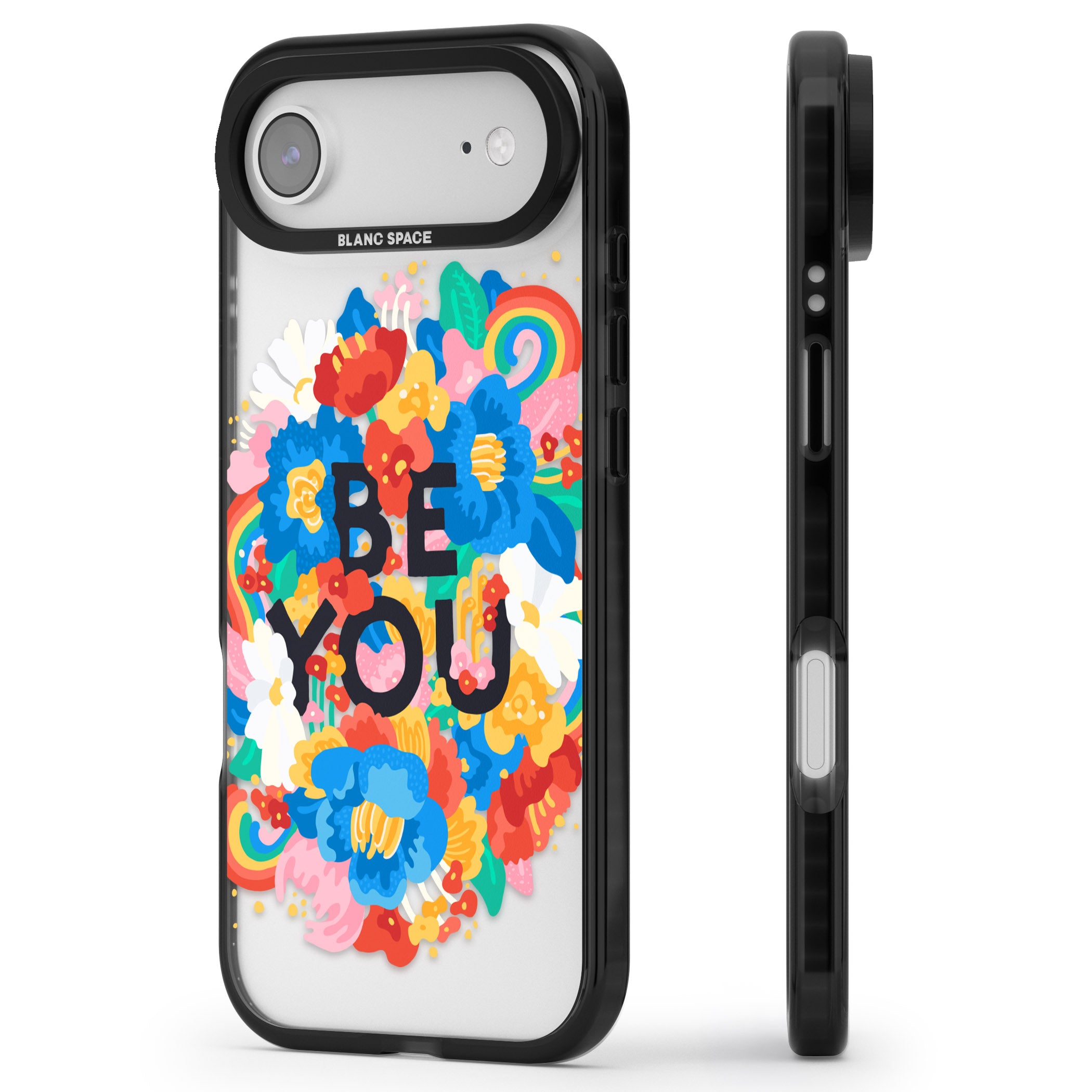 Be You iPhone 17 Air Impact Black Phone Case Side Profile